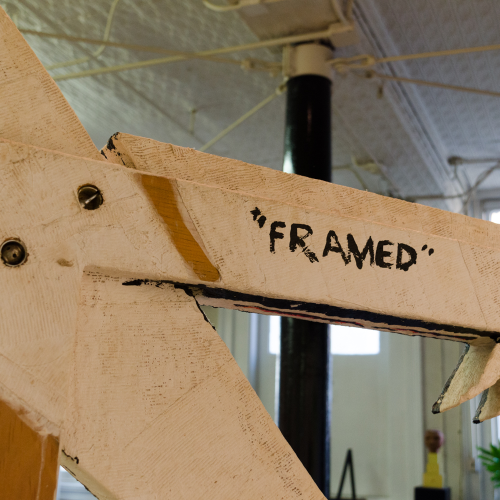 Bill Schiffer Vintage Wall Sculpture "Framed"