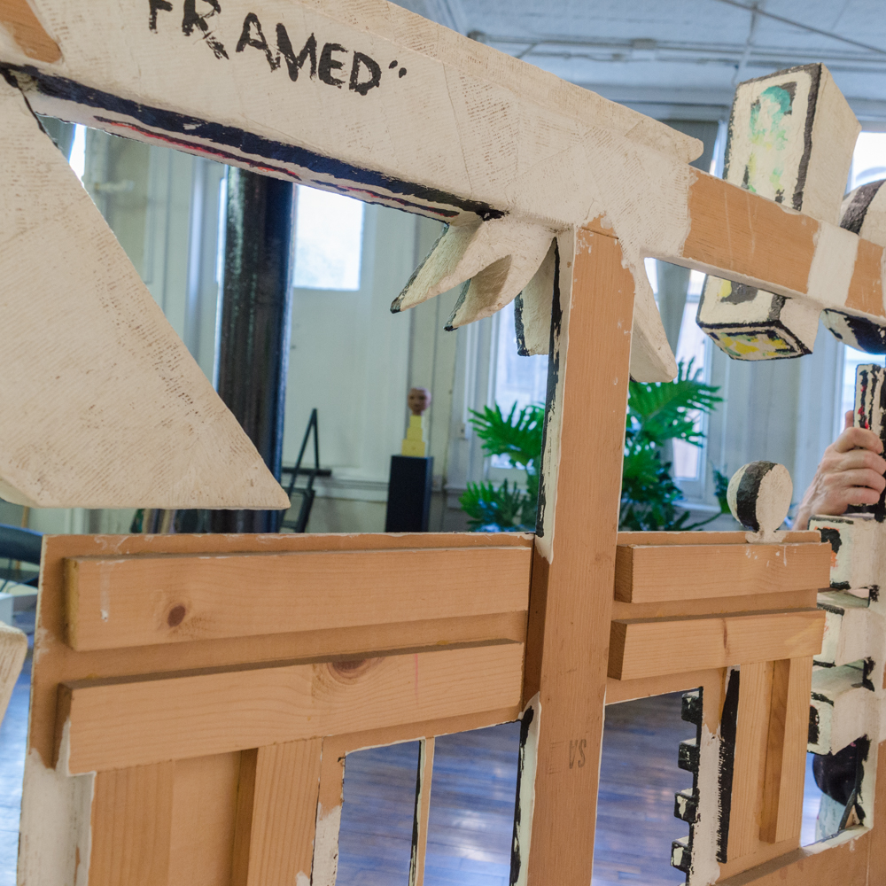 Bill Schiffer Vintage Wall Sculpture "Framed"