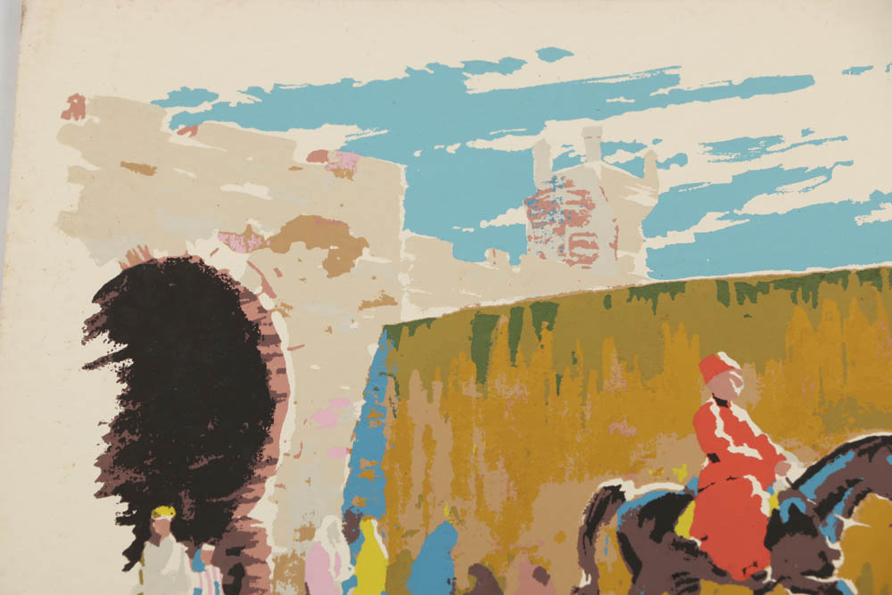 Francis Beaugureau Serigraphs of Street Scenes