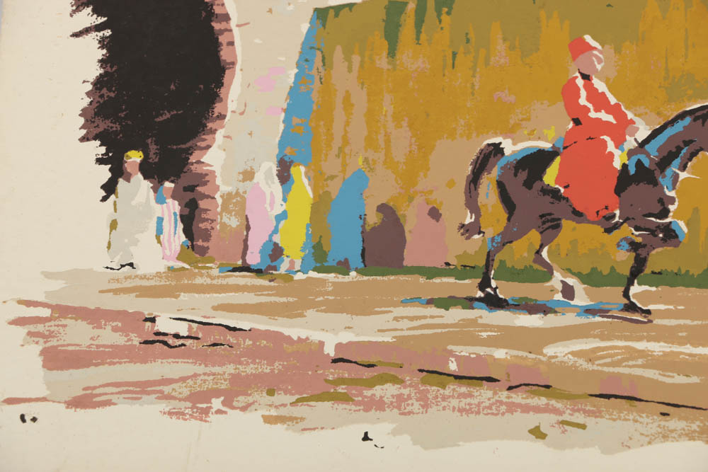 Francis Beaugureau Serigraphs of Street Scenes