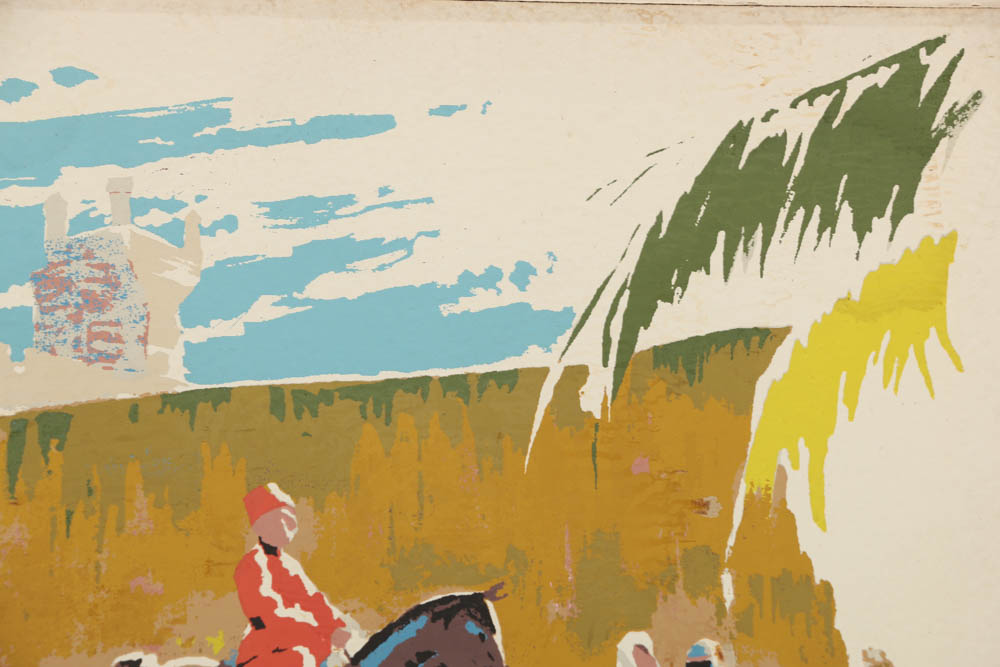 Francis Beaugureau Serigraphs of Street Scenes