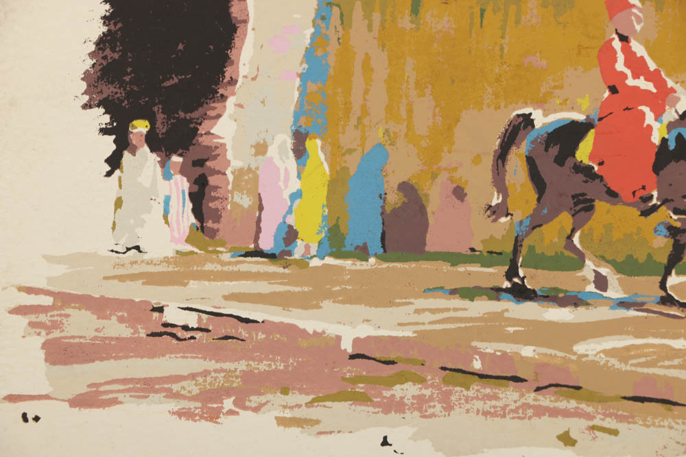 Francis Beaugureau Serigraphs of Street Scenes