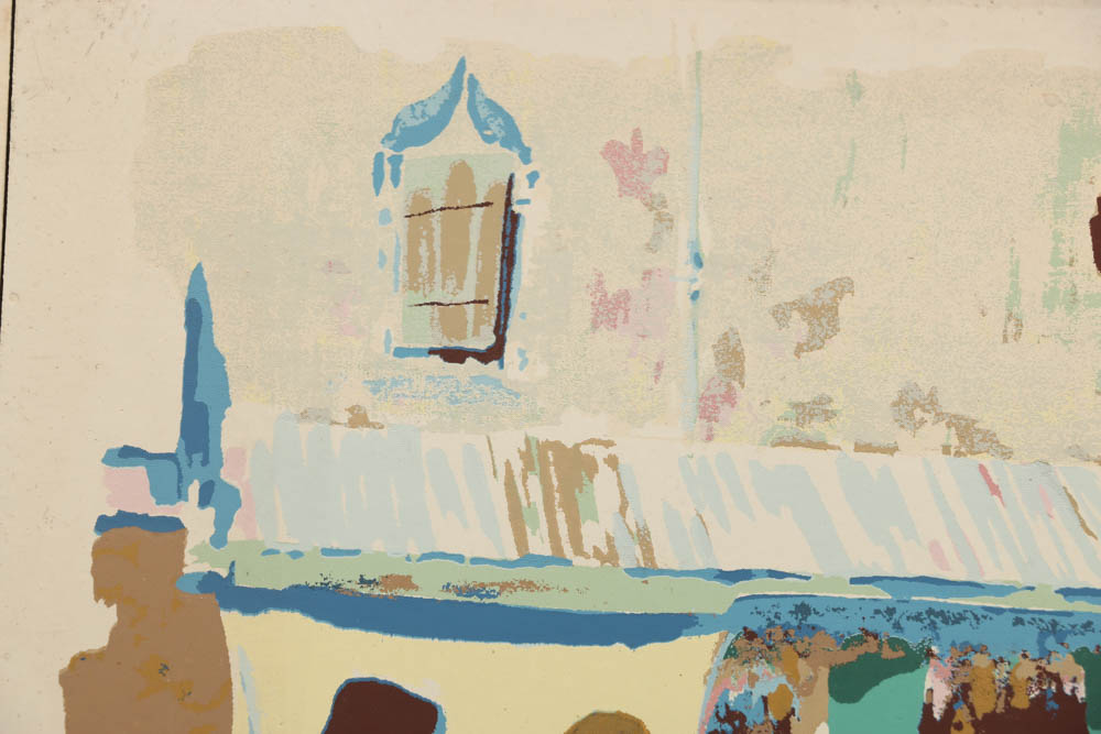 Francis Beaugureau Serigraphs of Street Scenes