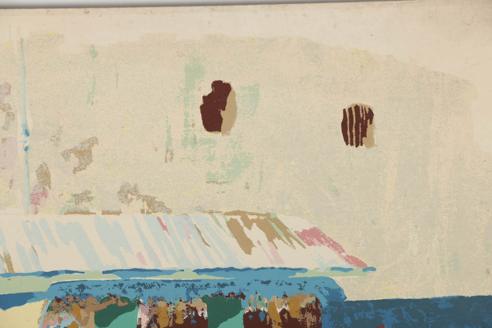 Francis Beaugureau Serigraphs of Street Scenes