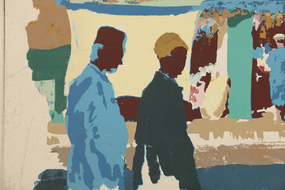 Francis Beaugureau Serigraphs of Street Scenes