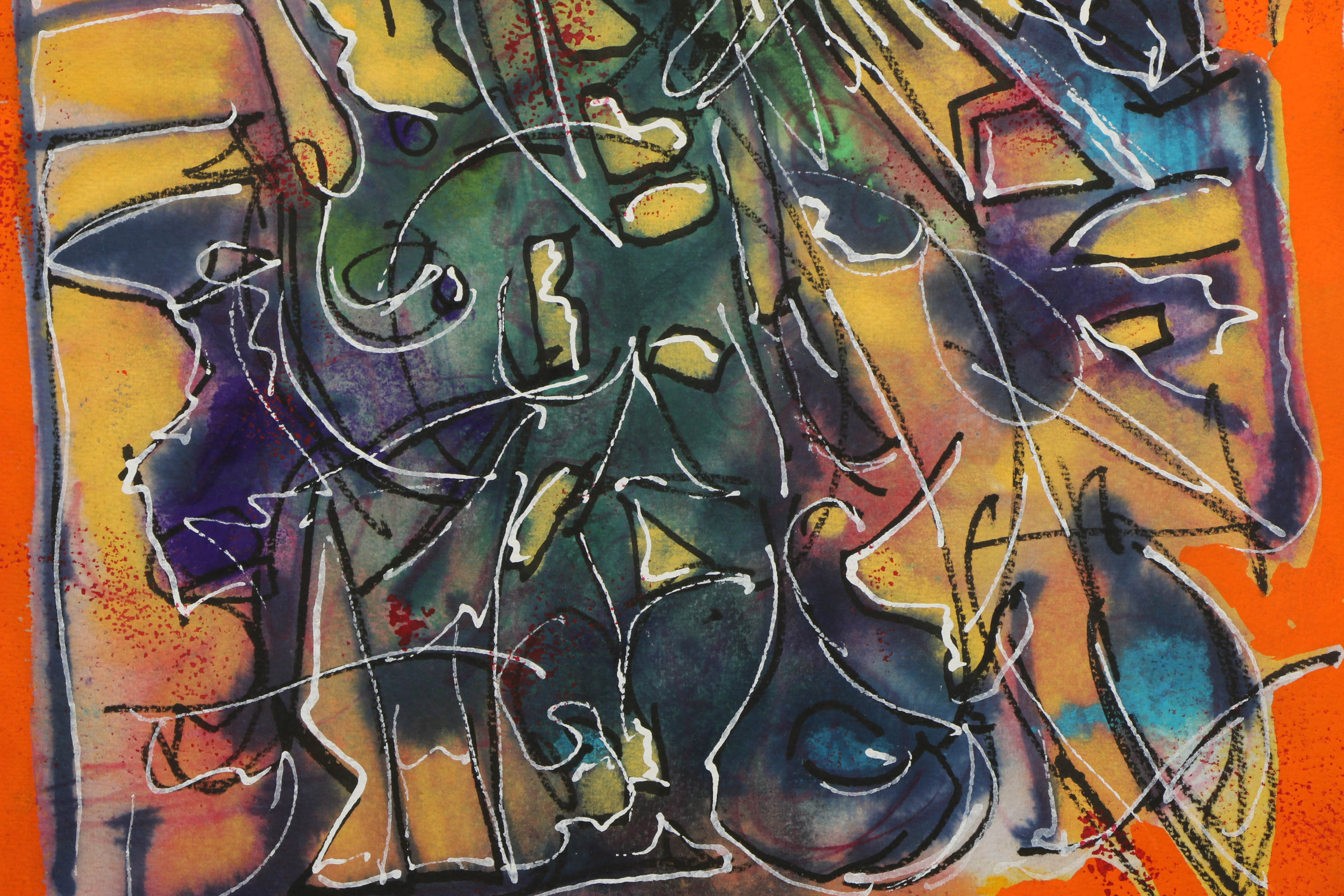 Ricardo Morin Watercolor Painting on Paper