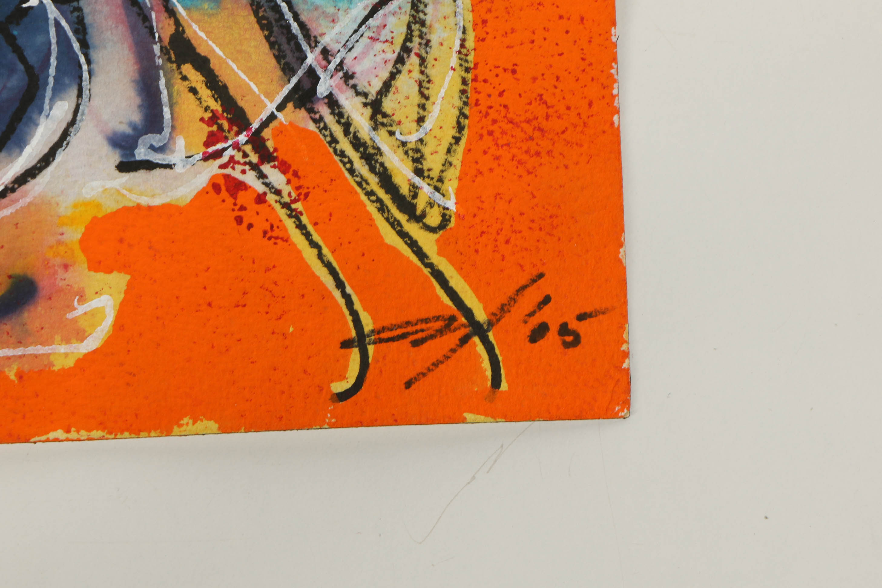 Ricardo Morin Watercolor Painting on Paper