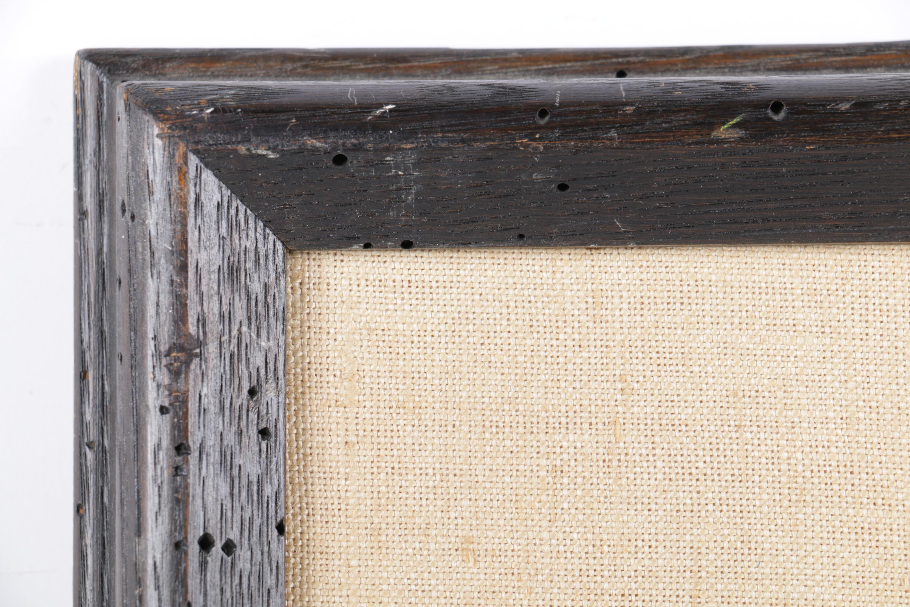 Robert Alan Gough Oil Painting on Canvas Board of Wooded Scene