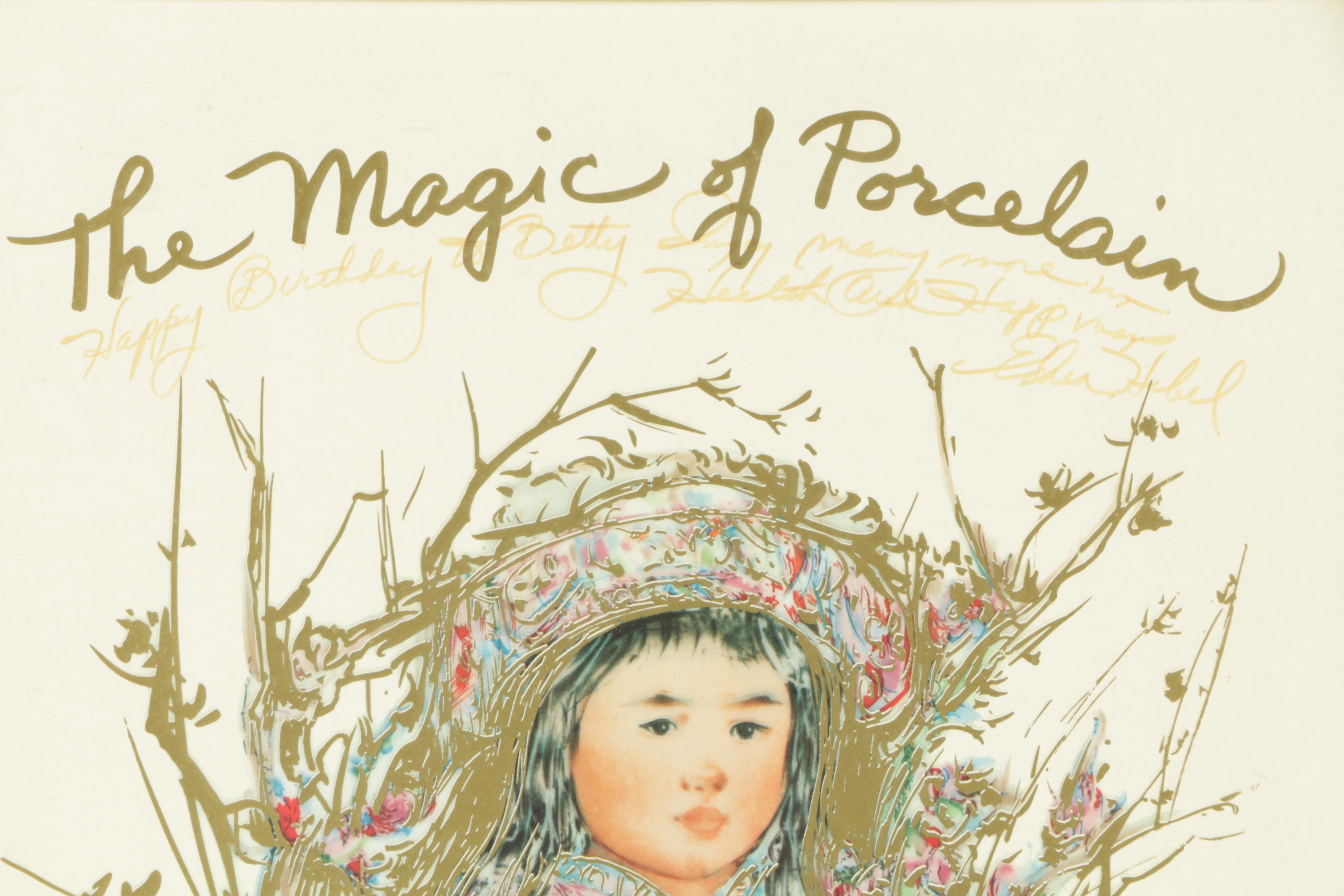 Reproduction Print of "The Magic of Porcelain" after Edna Hibel