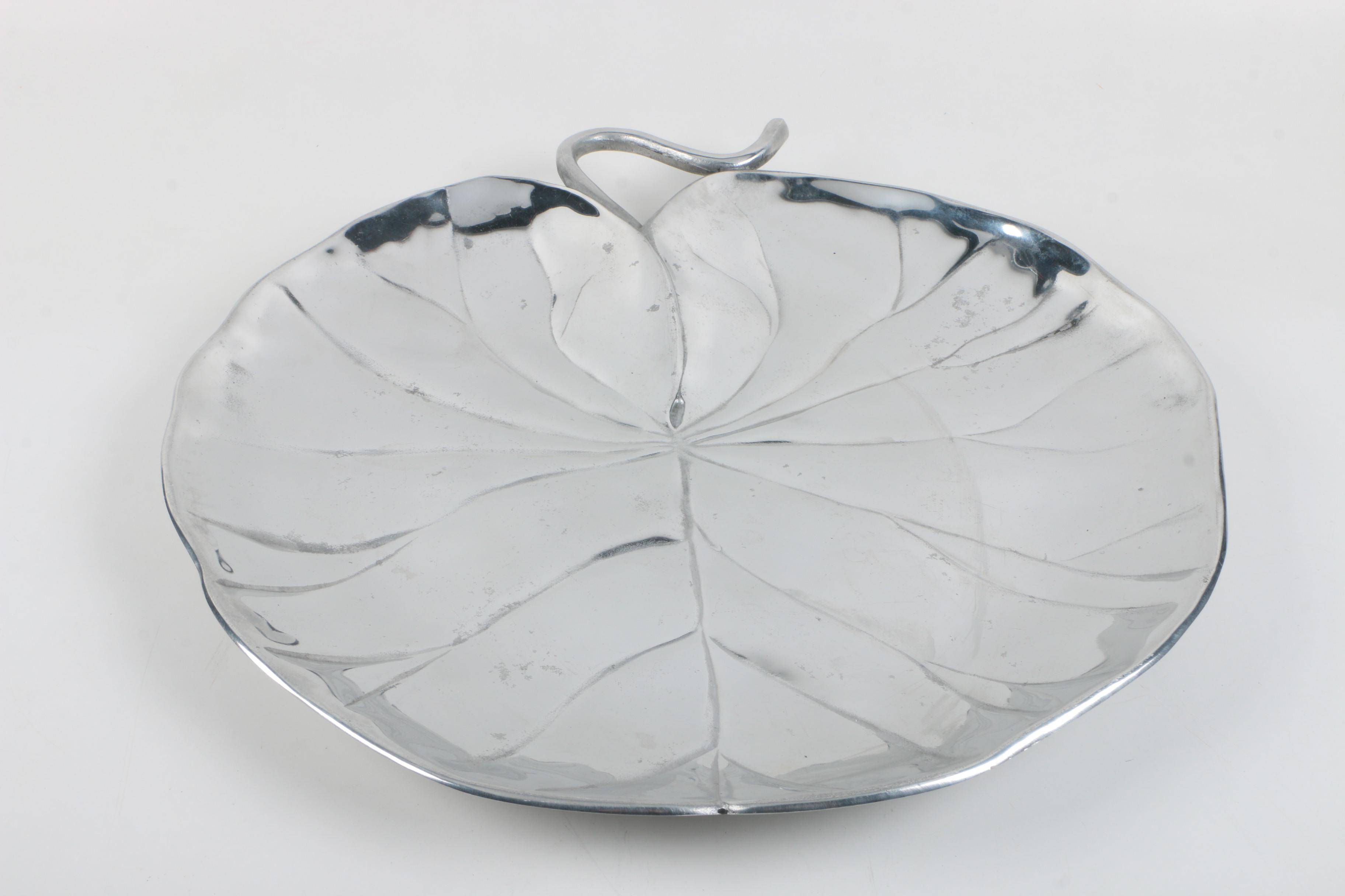 Mariposa Silver Gilt Metal Trays