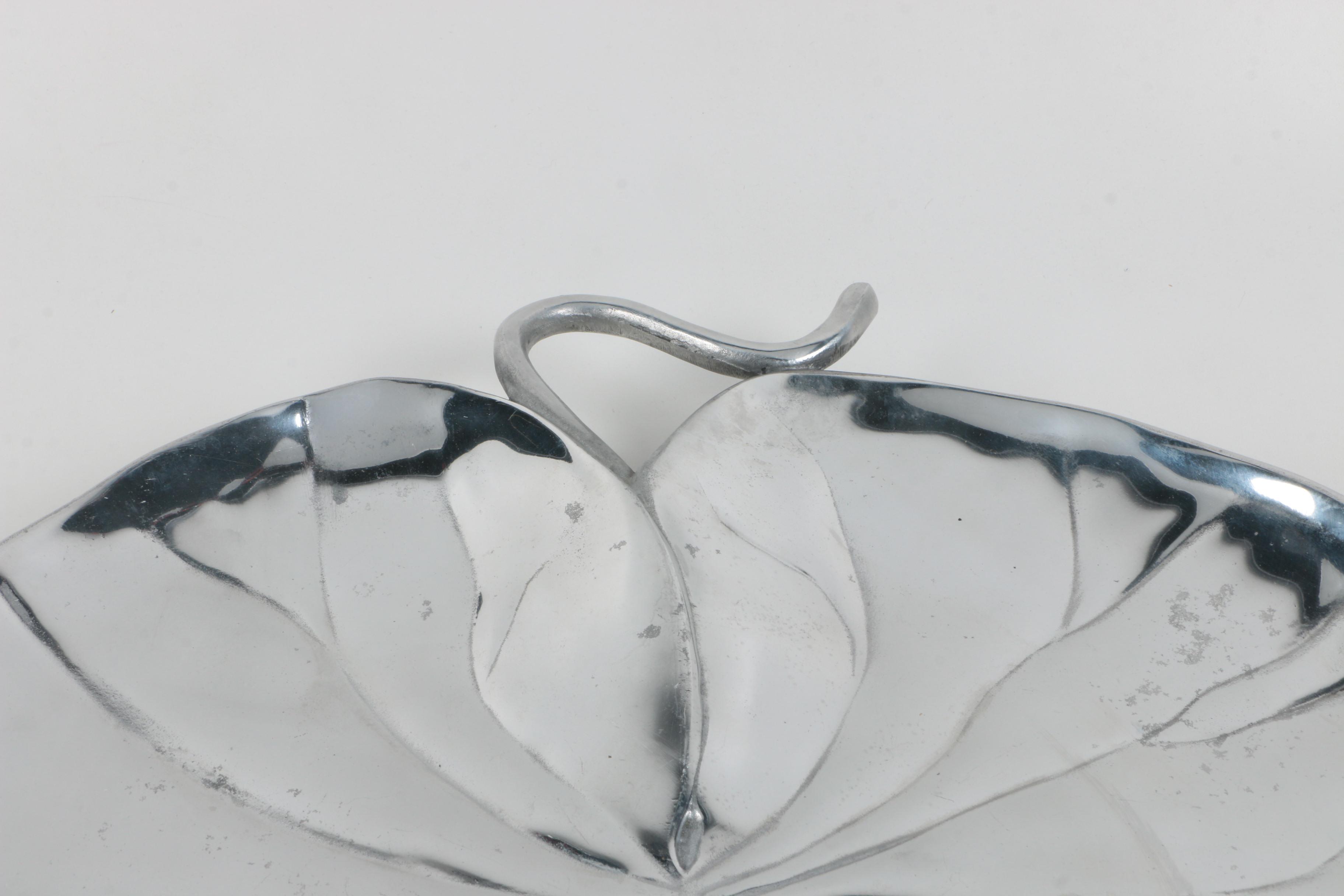 Mariposa Silver Gilt Metal Trays