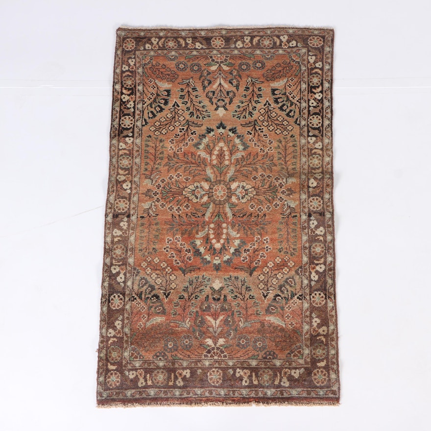 Hand-Knotted Persian Arak Area Rug