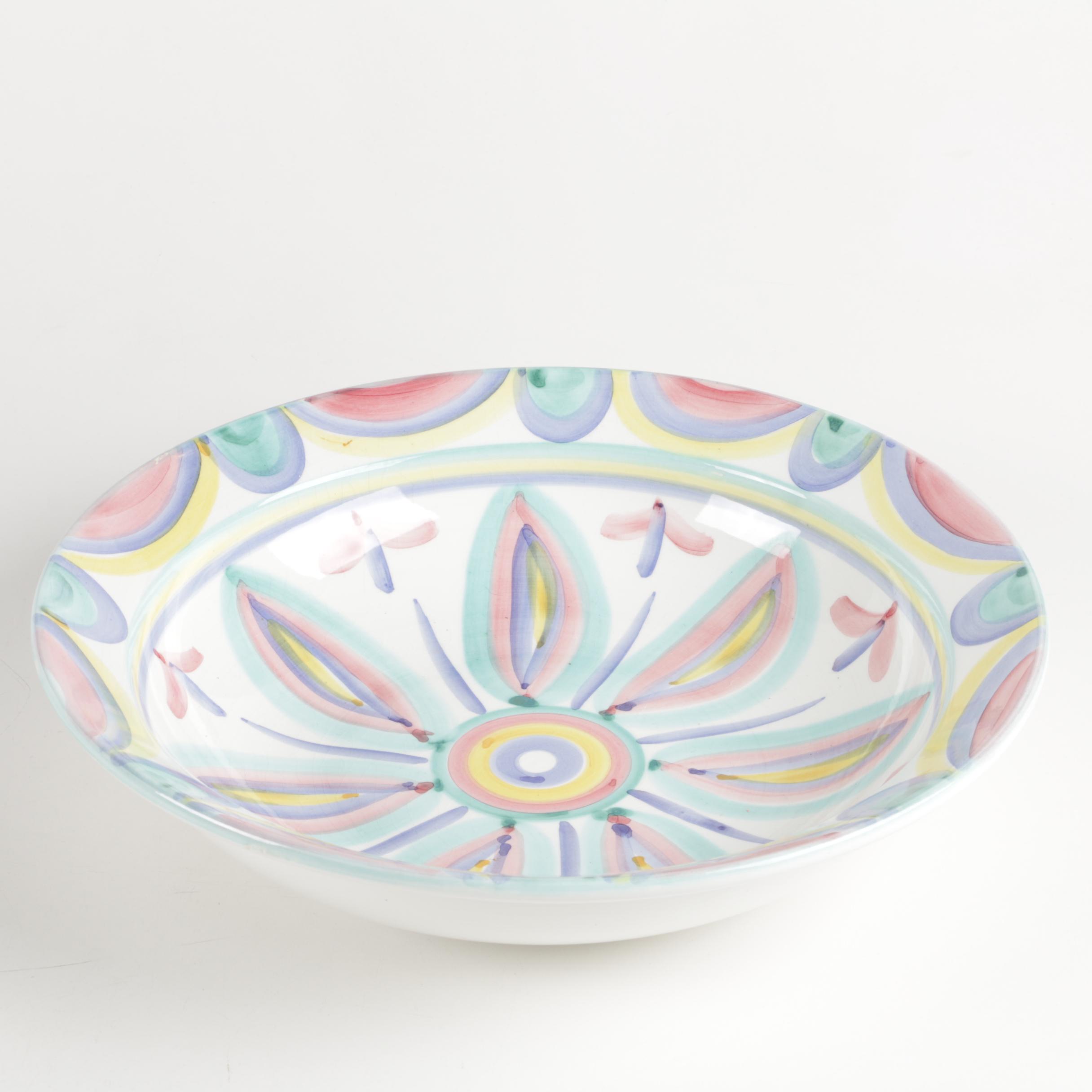 Vietri Serving Bowl and Candlestick