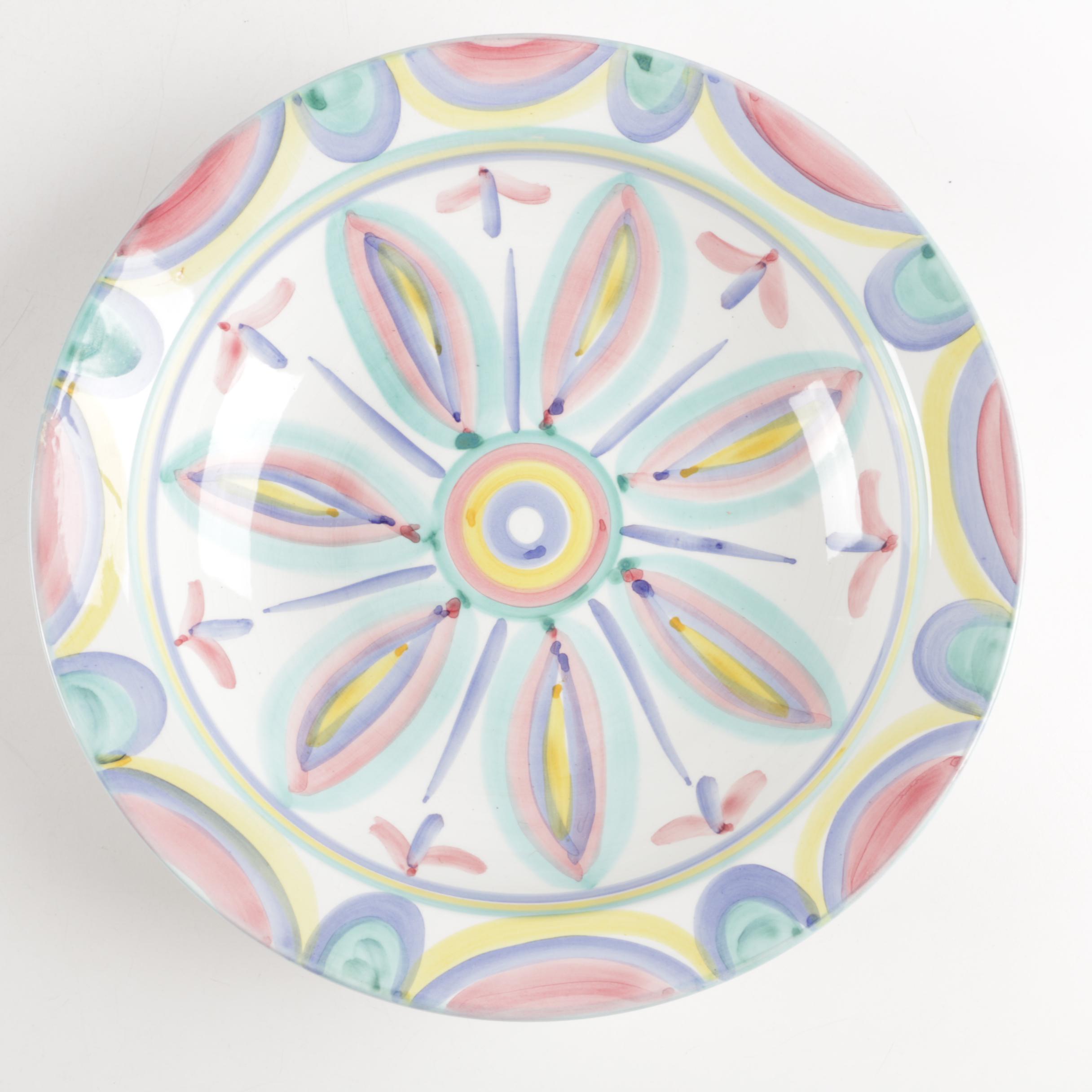 Vietri Serving Bowl and Candlestick