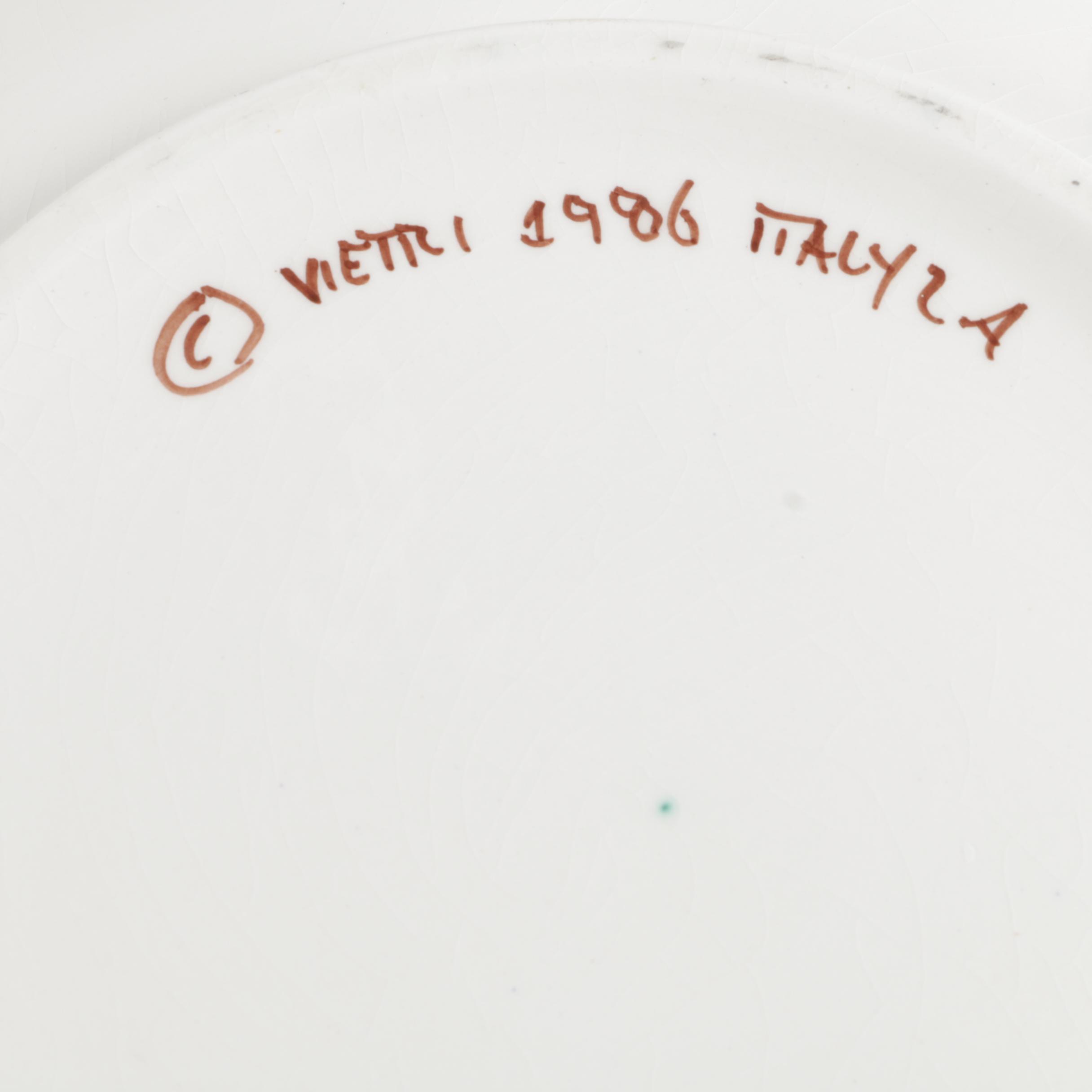 Vietri Serving Bowl and Candlestick