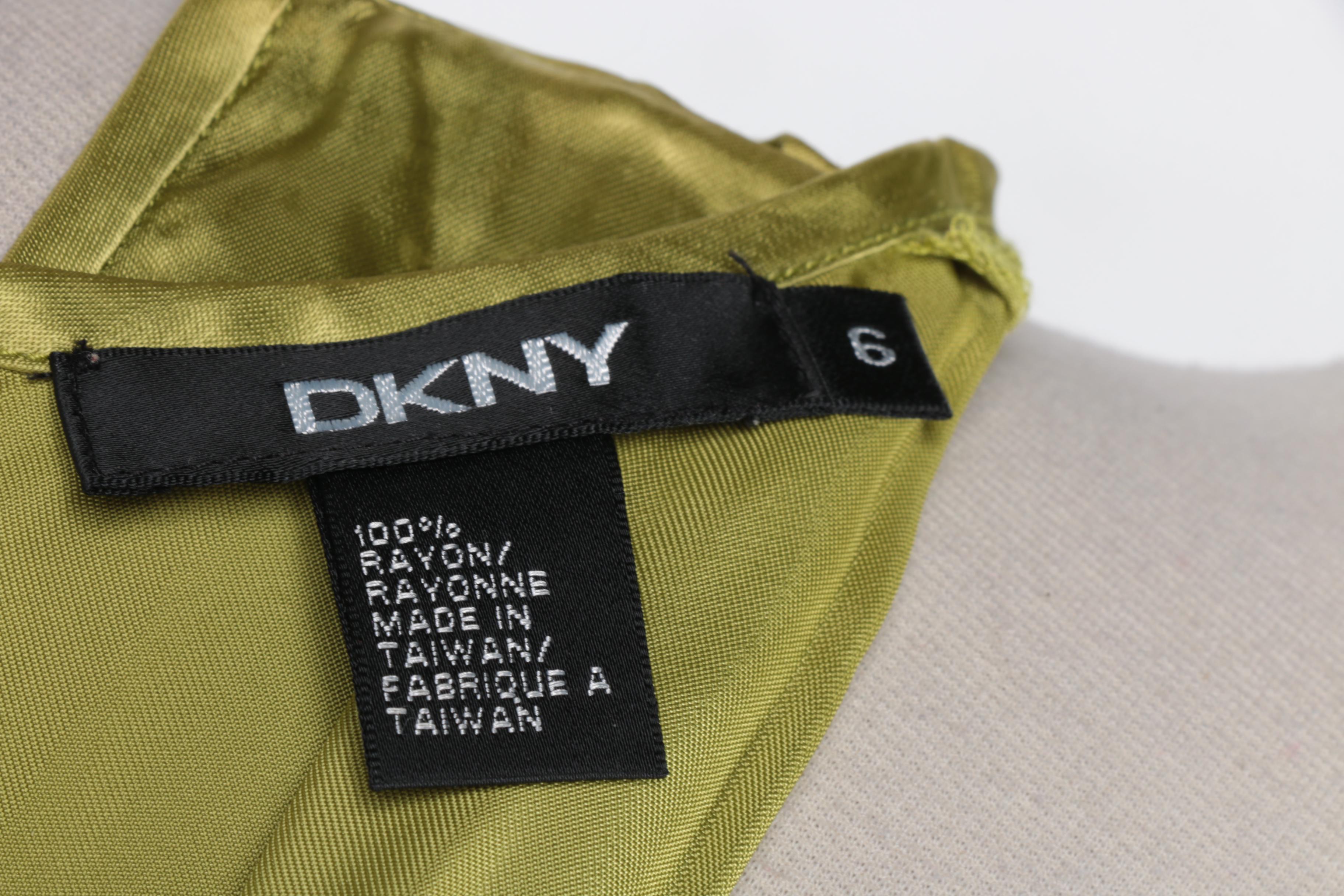 DKNY Green Dress