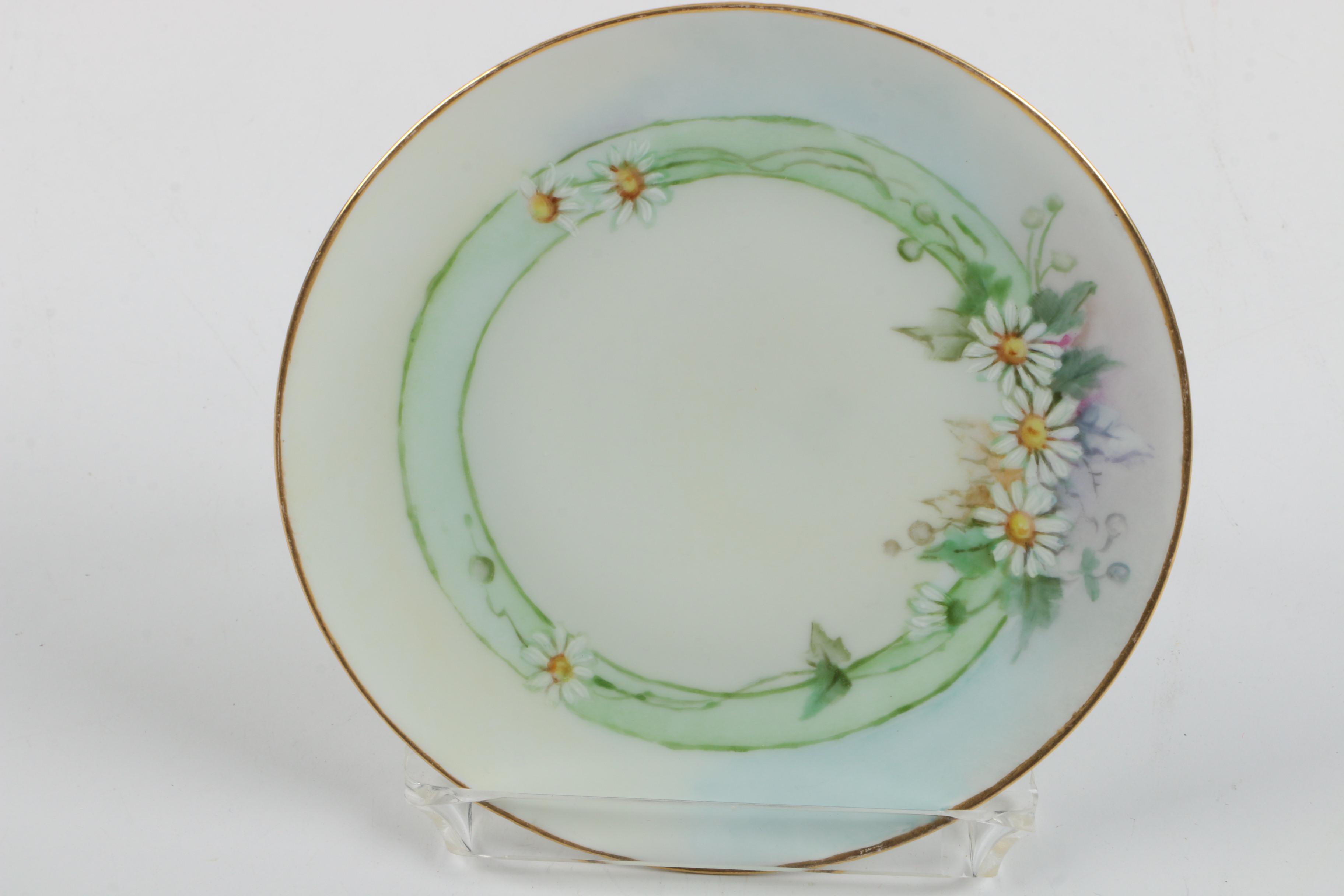 Nippon Nut Bowl Set and J & C Bavaria China Plates