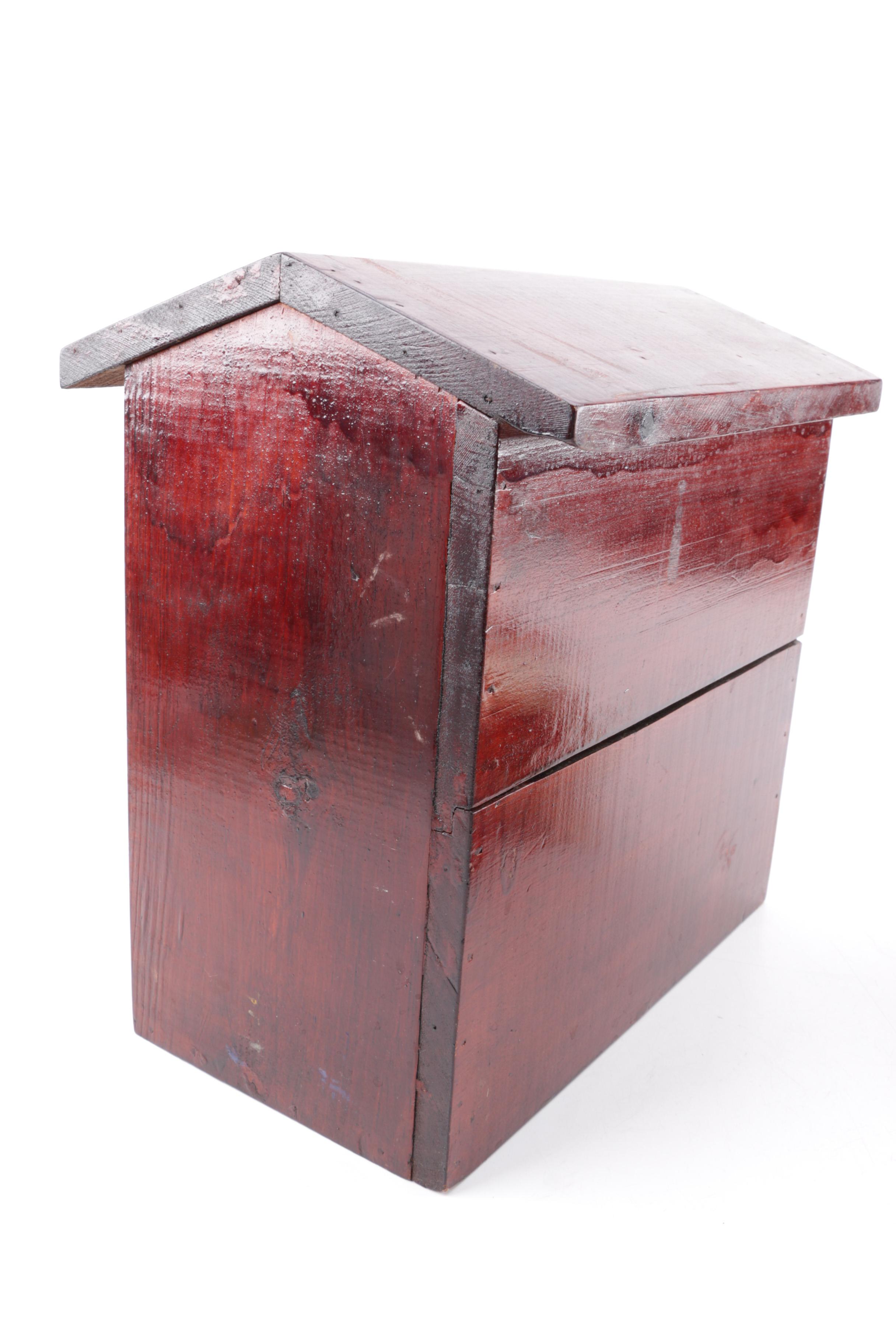 Wooden Dollhouse with Dolls and Accessories Including Lundby