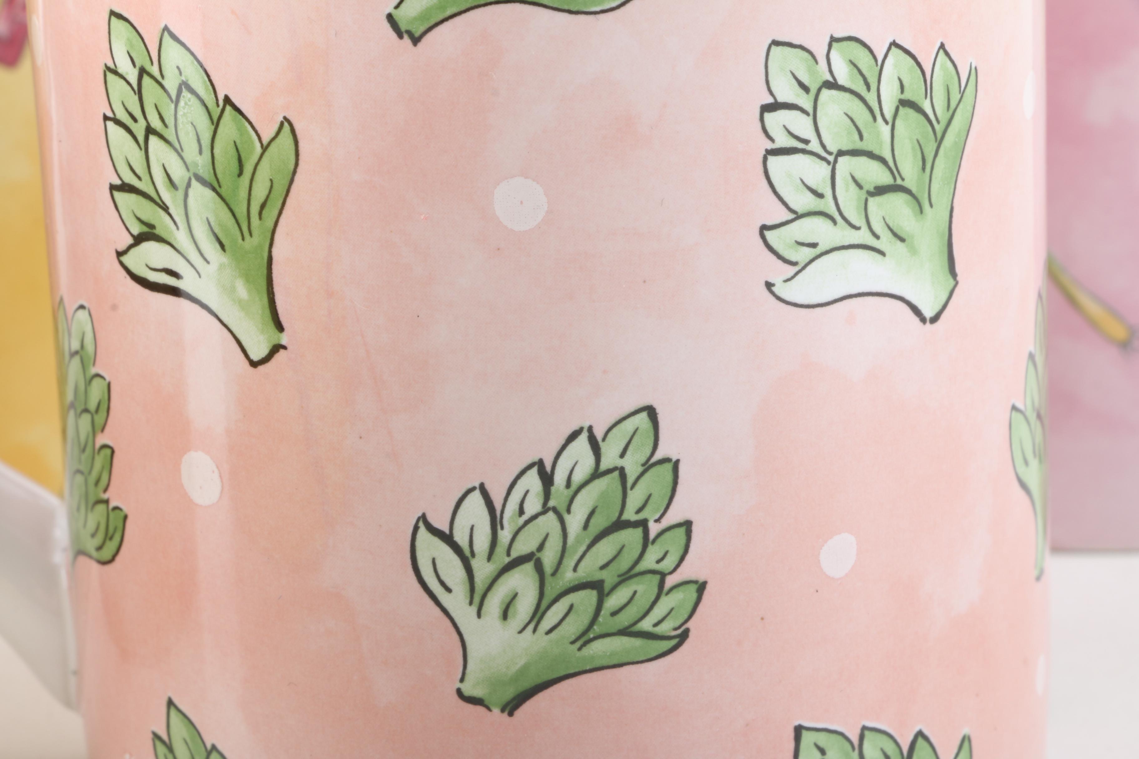 Essex Bois d'Arc "Tutti Fruitti" Mugs by Heather Outlaw Kurpis and Cookie Jar