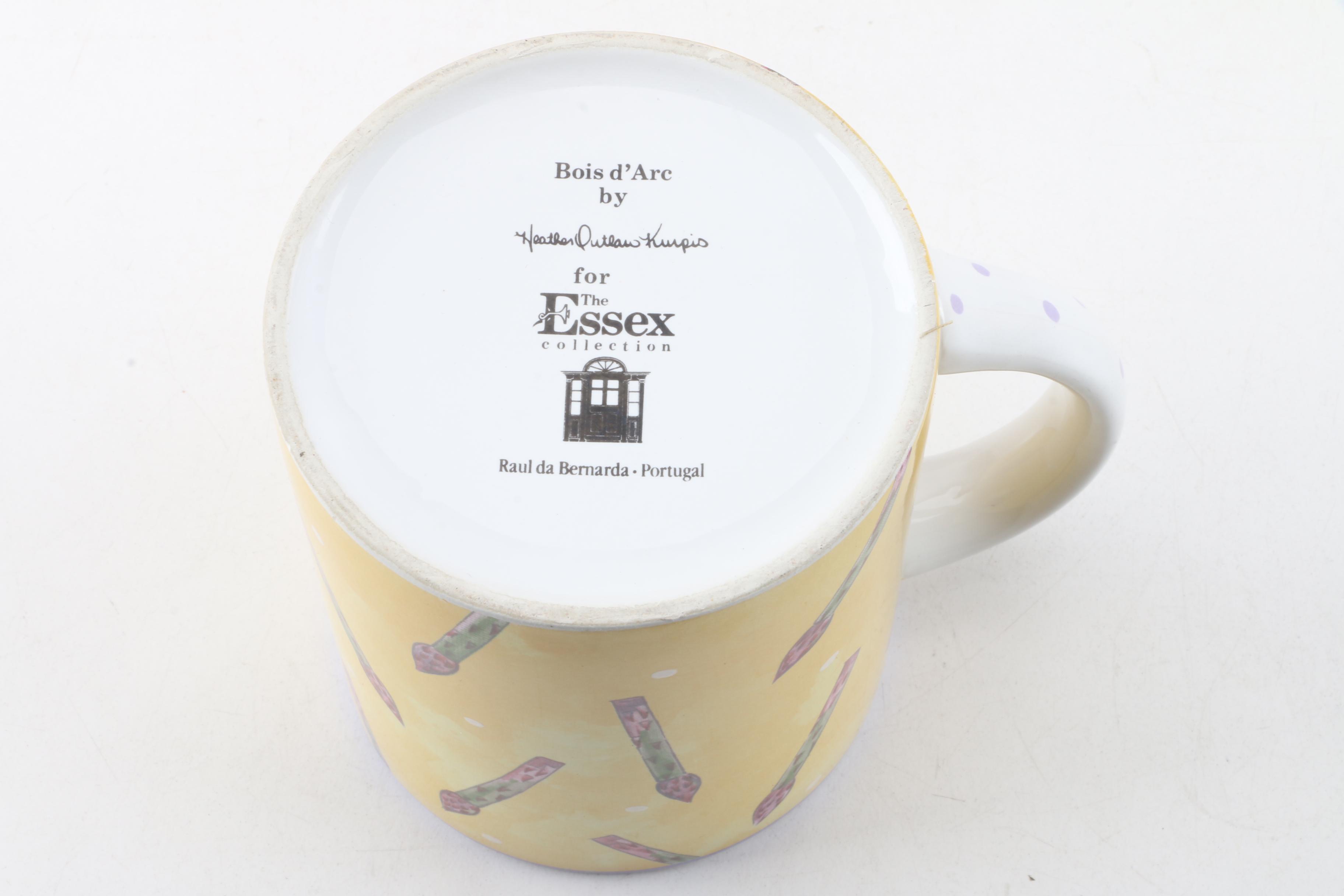 Essex Bois d'Arc "Tutti Fruitti" Mugs by Heather Outlaw Kurpis and Cookie Jar