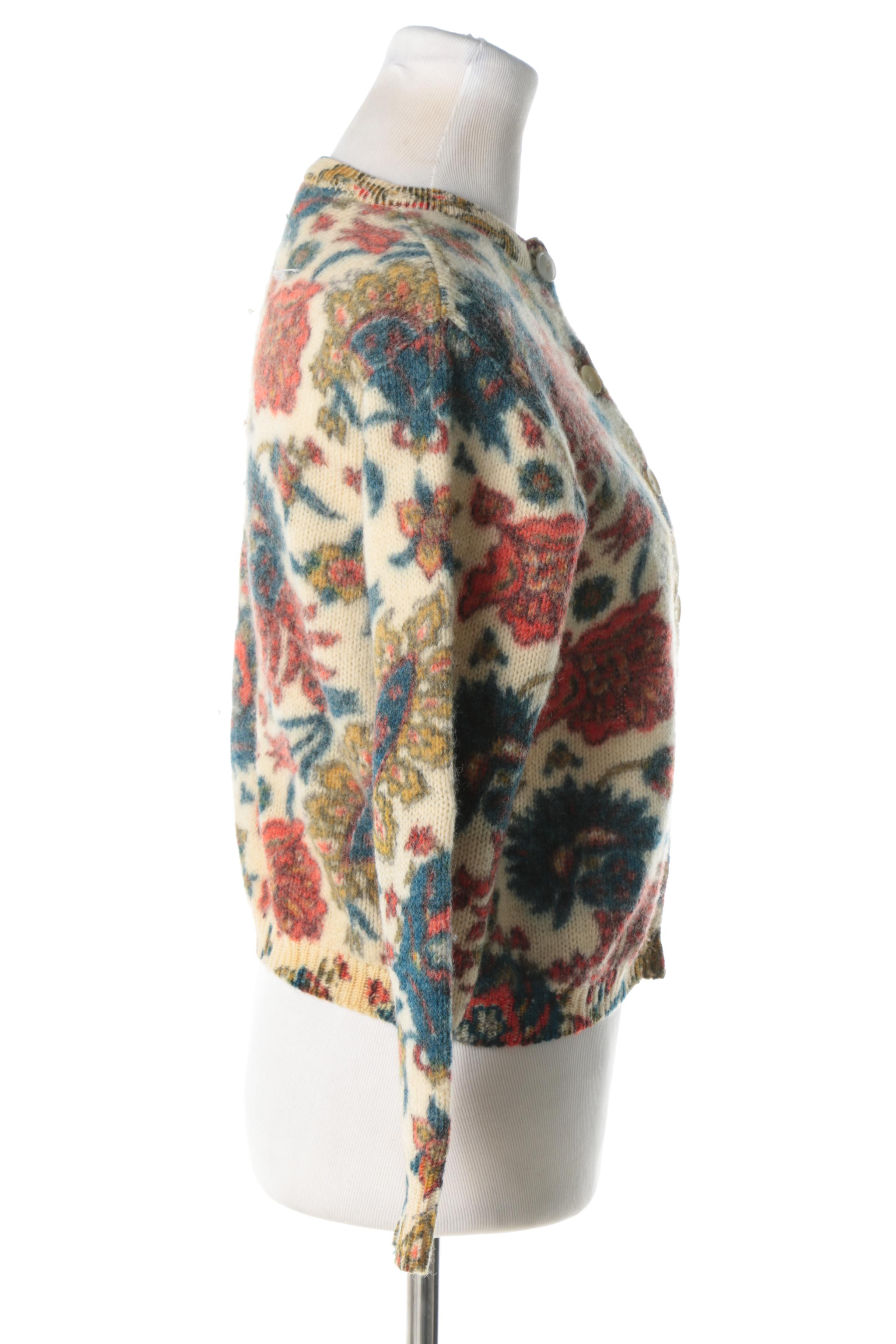 Vintage Currants by Jeri-Jo Sweater Dress and Vintage Cardigan