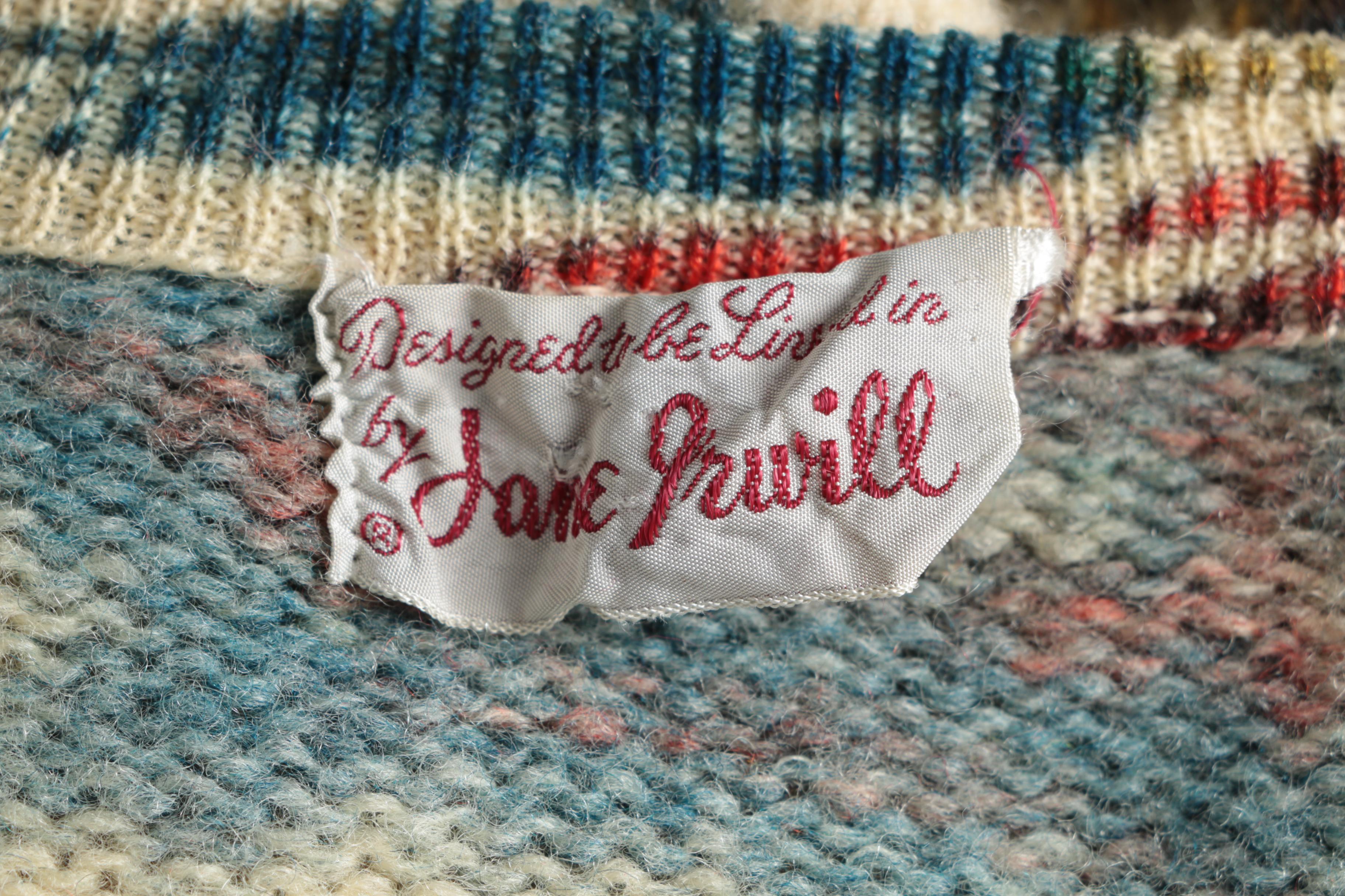 Vintage Currants by Jeri-Jo Sweater Dress and Vintage Cardigan