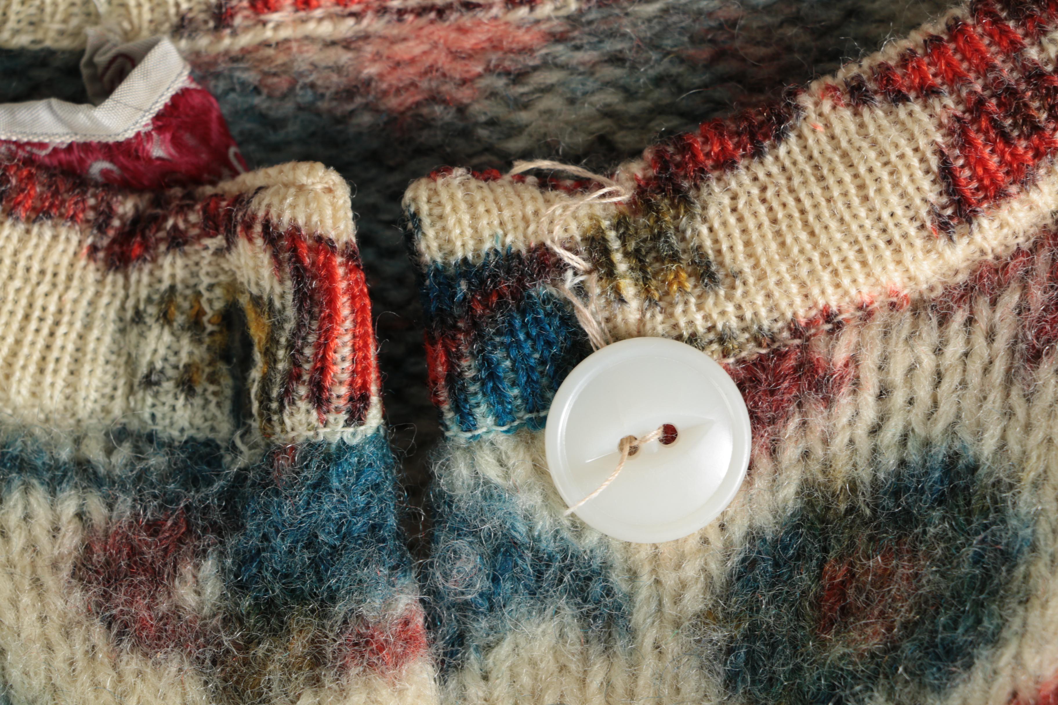 Vintage Currants by Jeri-Jo Sweater Dress and Vintage Cardigan