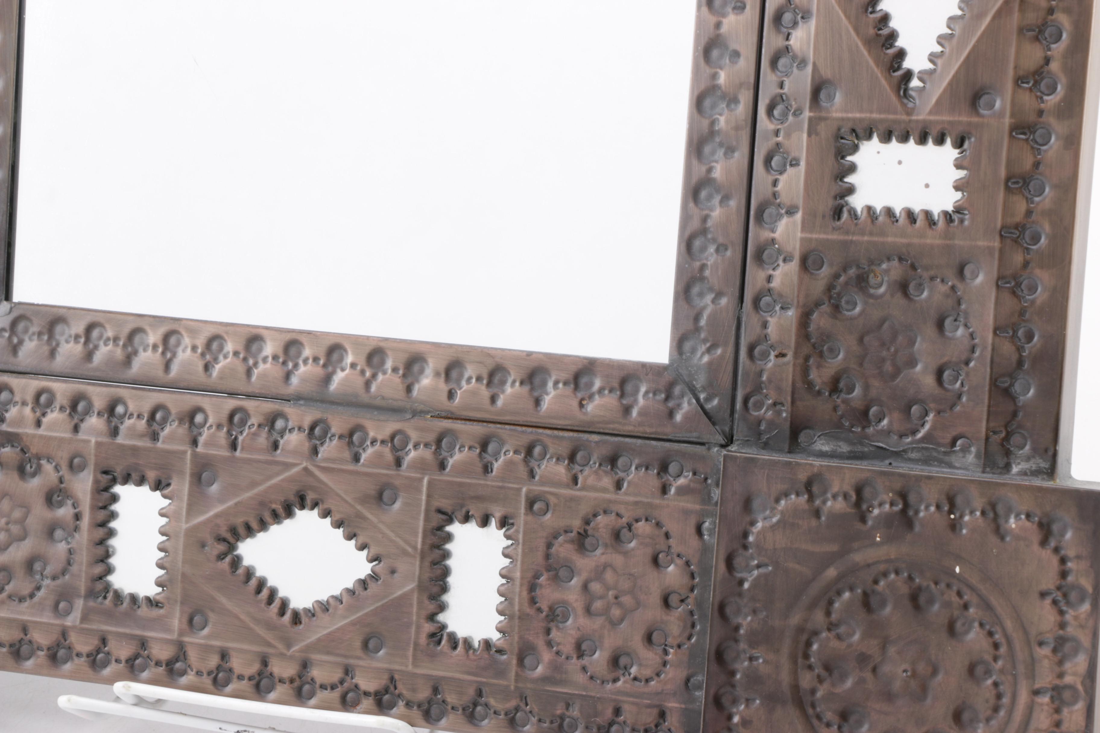 Hammered Copper Wall Mirror