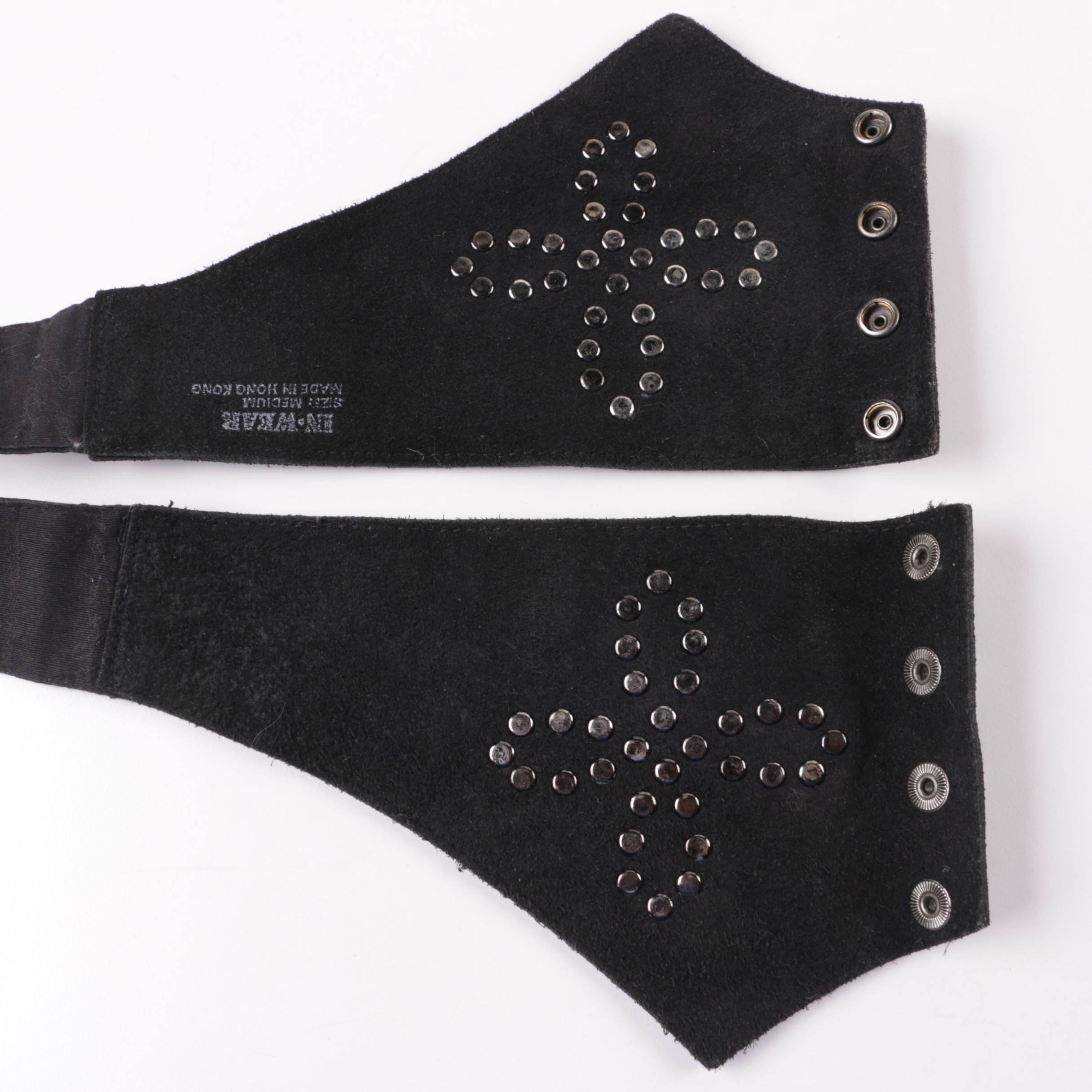 Women's Black Suede Belts