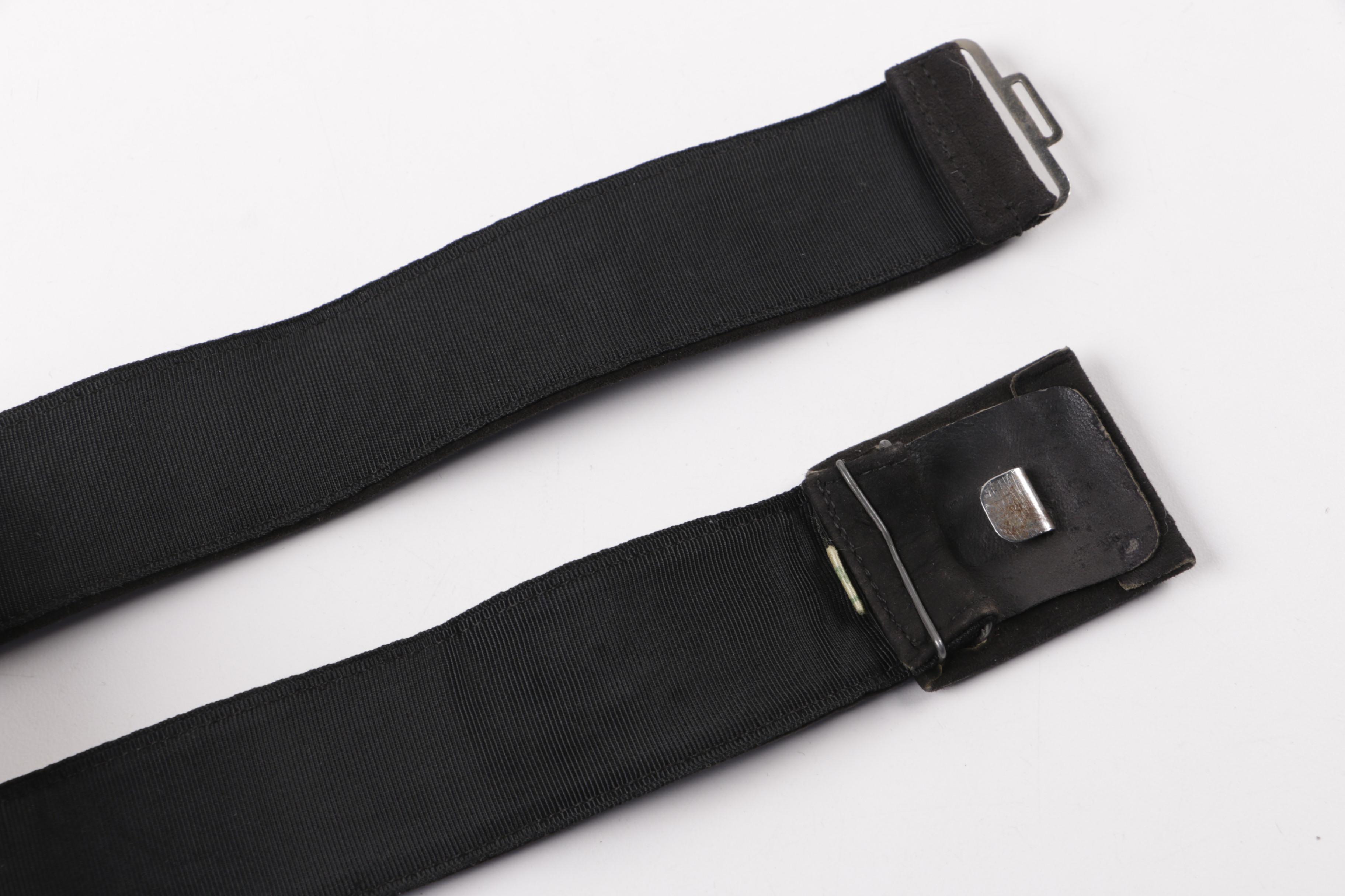 Women's Black Suede Belts