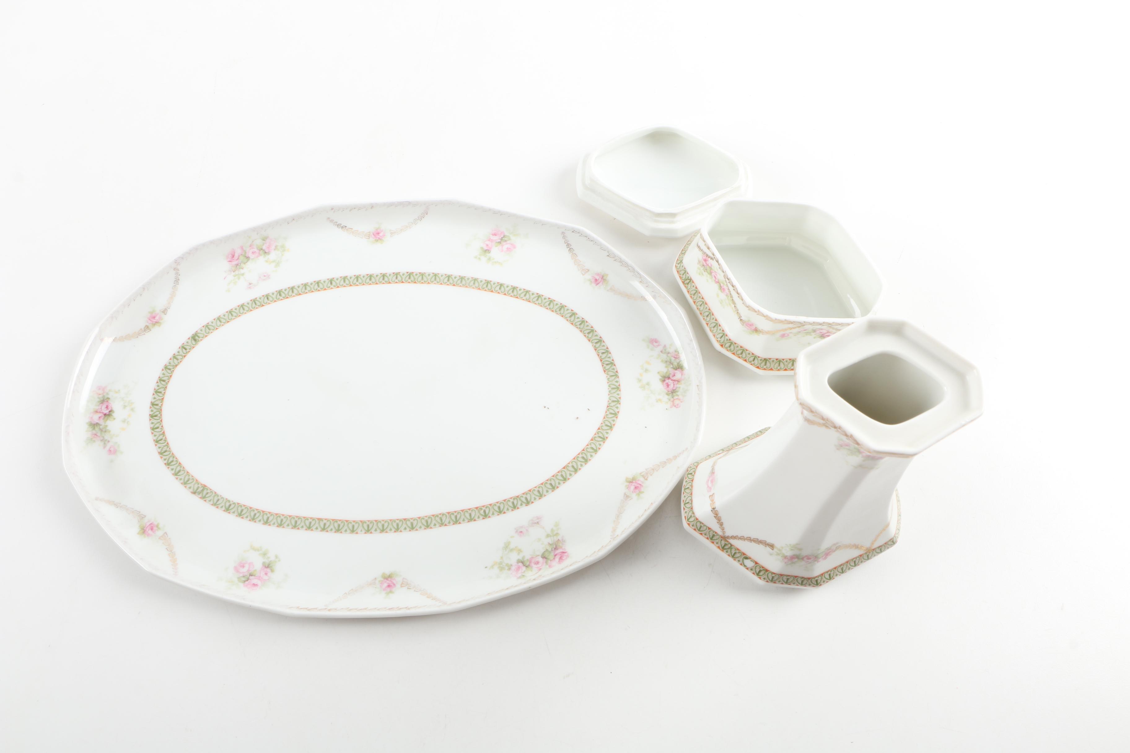 Antique Moritz Zdekauer Porcelain, Silver Plated Spoons, and More