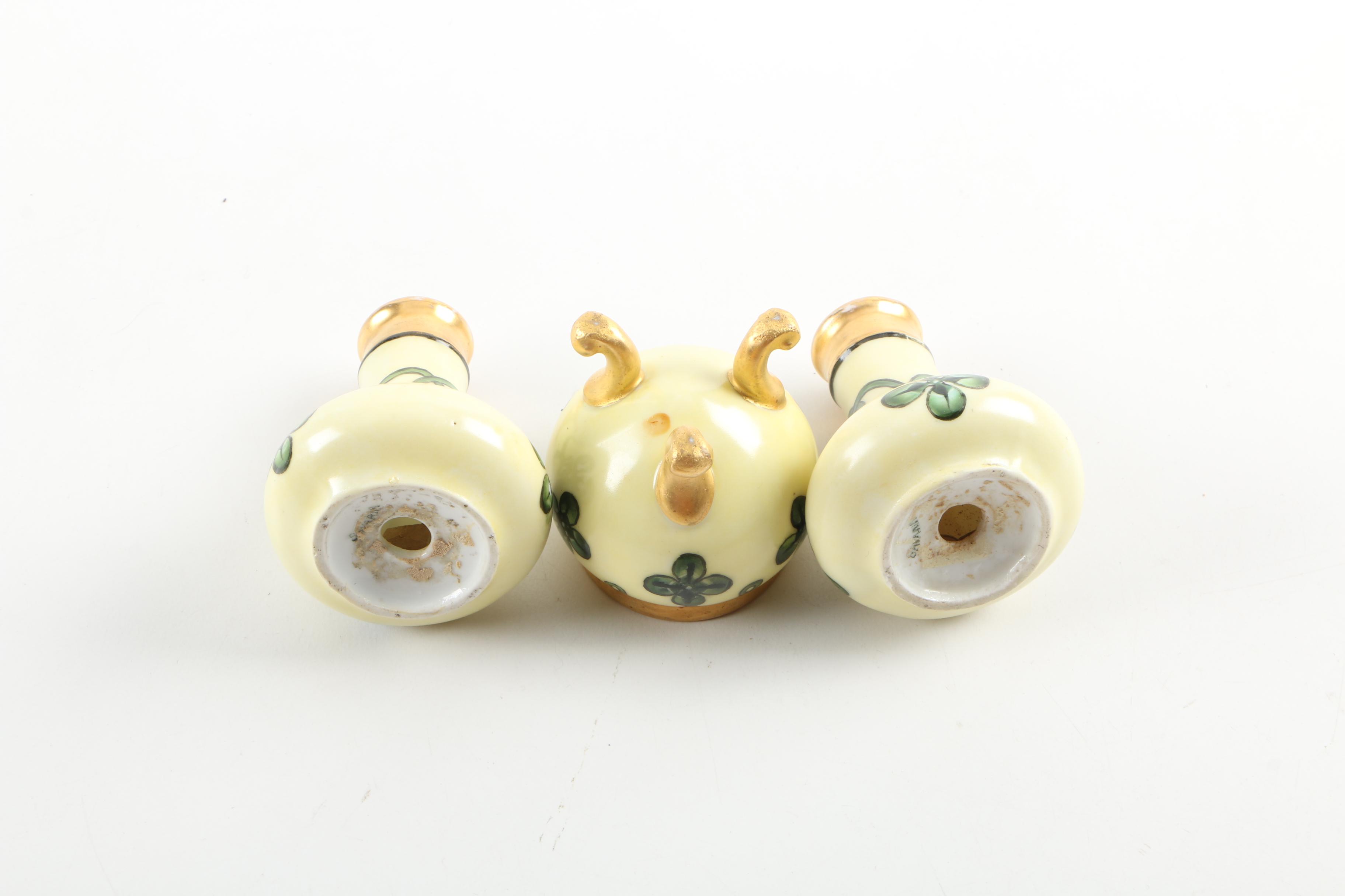 Antique Moritz Zdekauer Porcelain, Silver Plated Spoons, and More