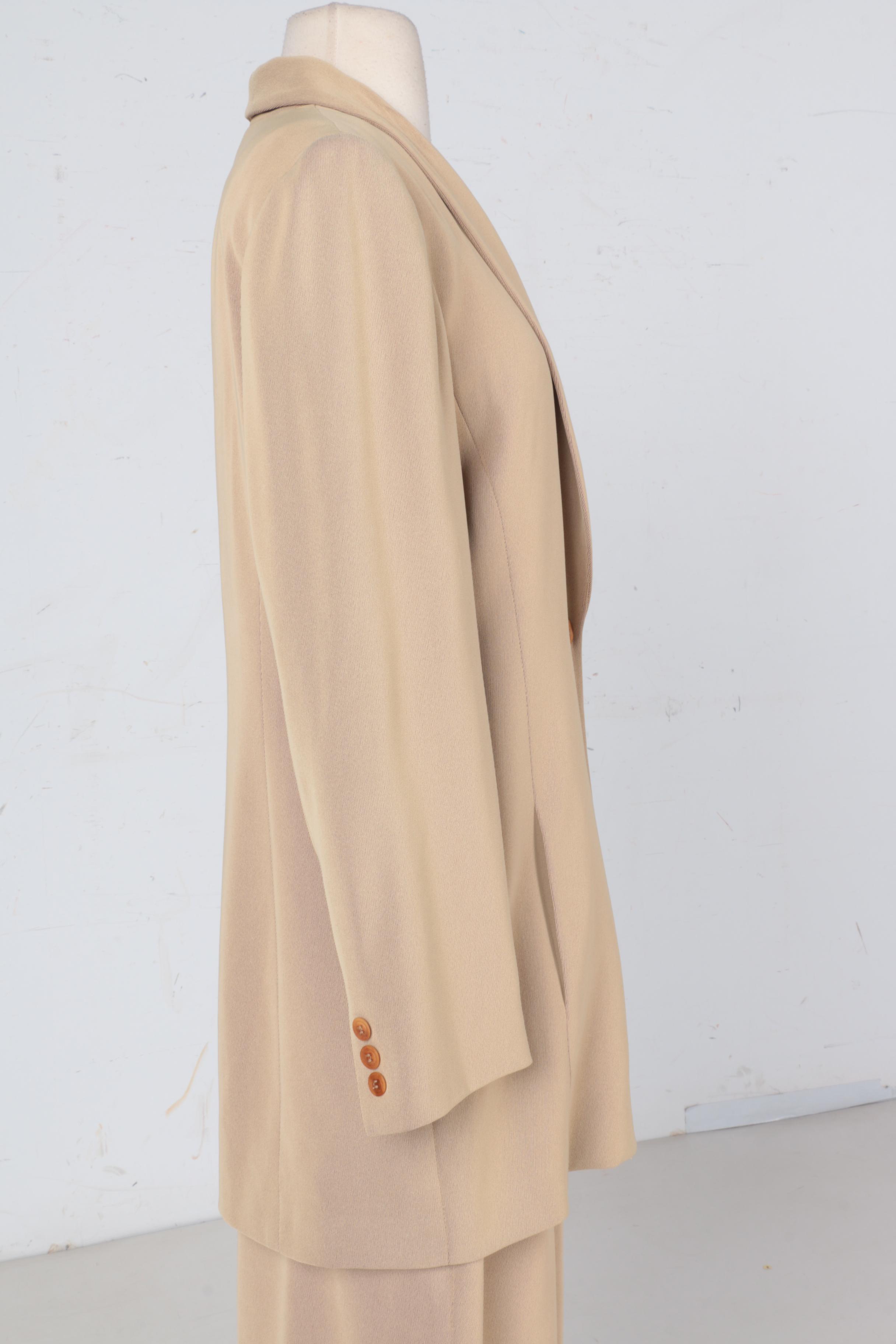 Women's Emanuel Ungard Beige Skirt Suit