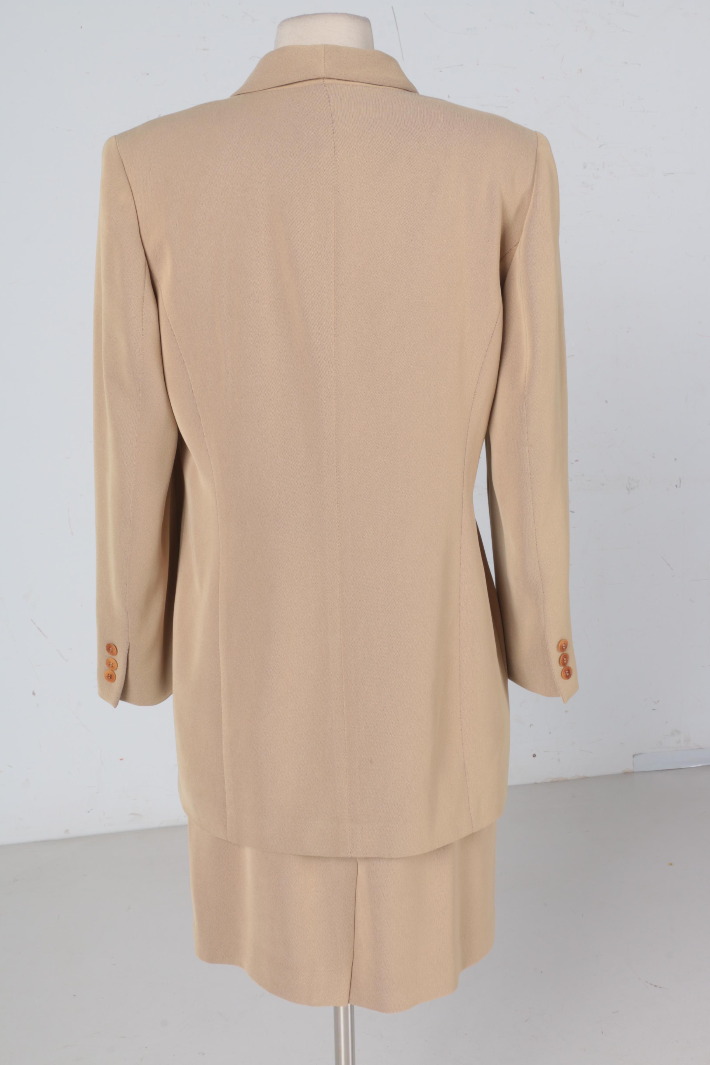 Women's Emanuel Ungard Beige Skirt Suit