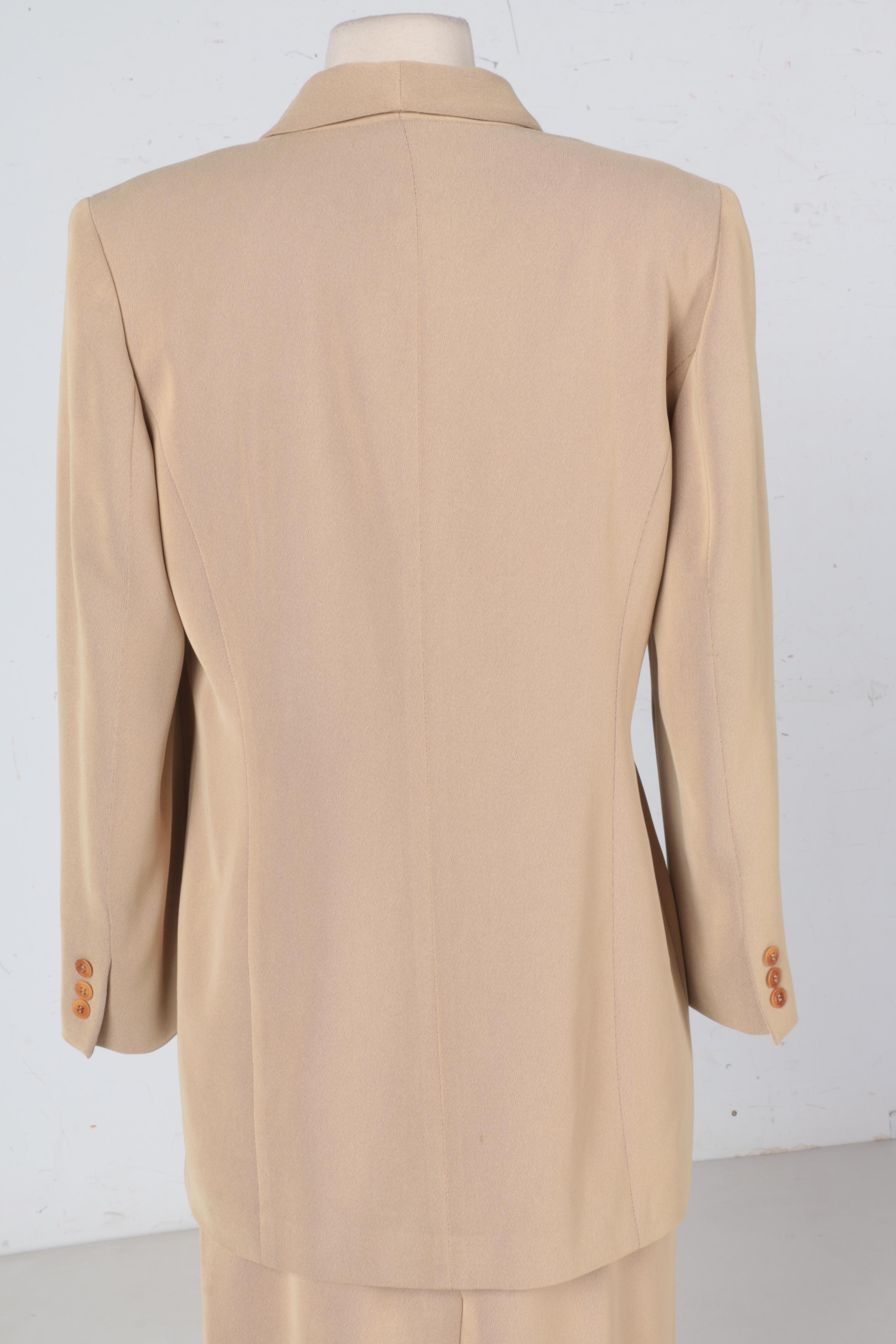 Women's Emanuel Ungard Beige Skirt Suit