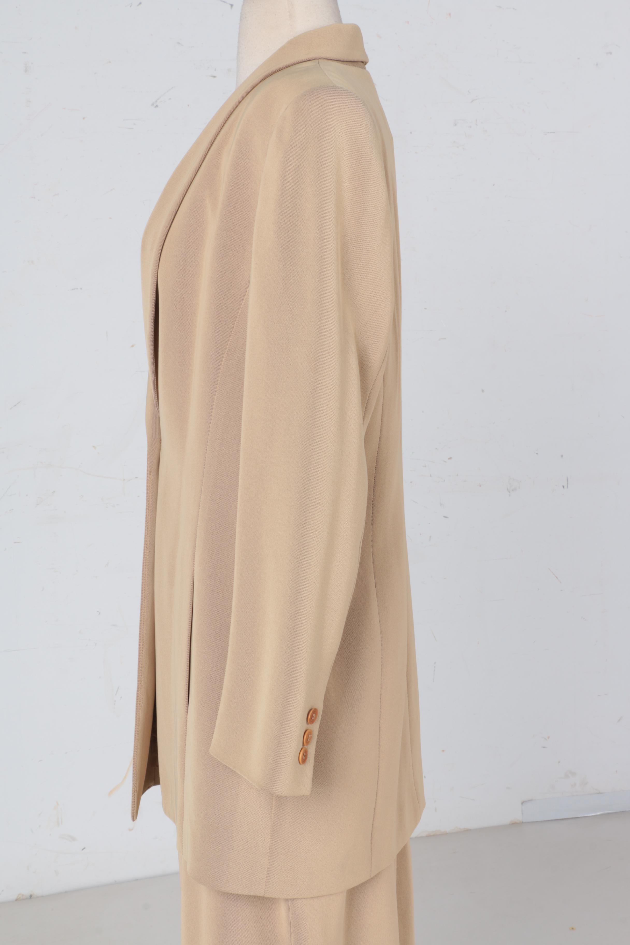 Women's Emanuel Ungard Beige Skirt Suit