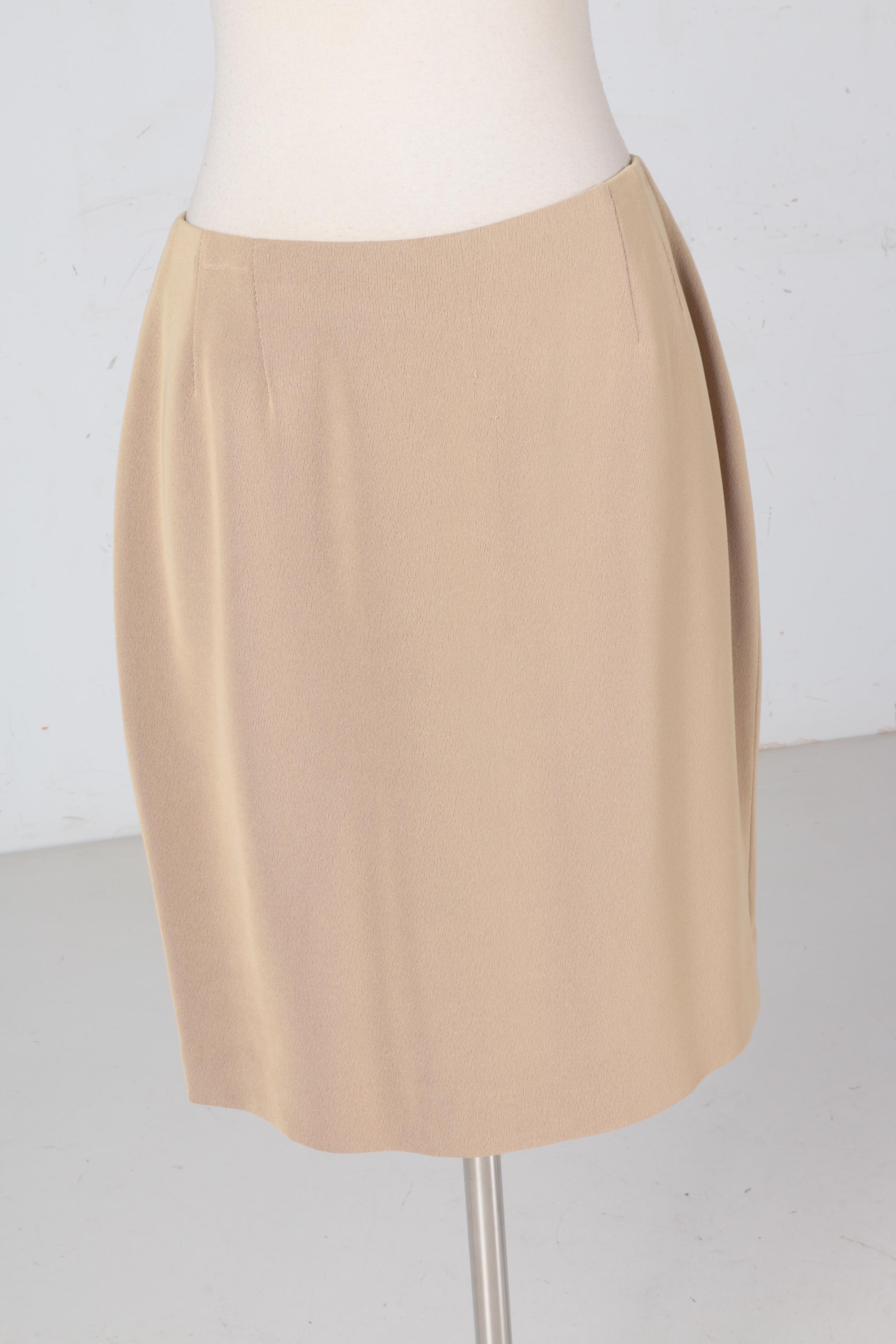 Women's Emanuel Ungard Beige Skirt Suit