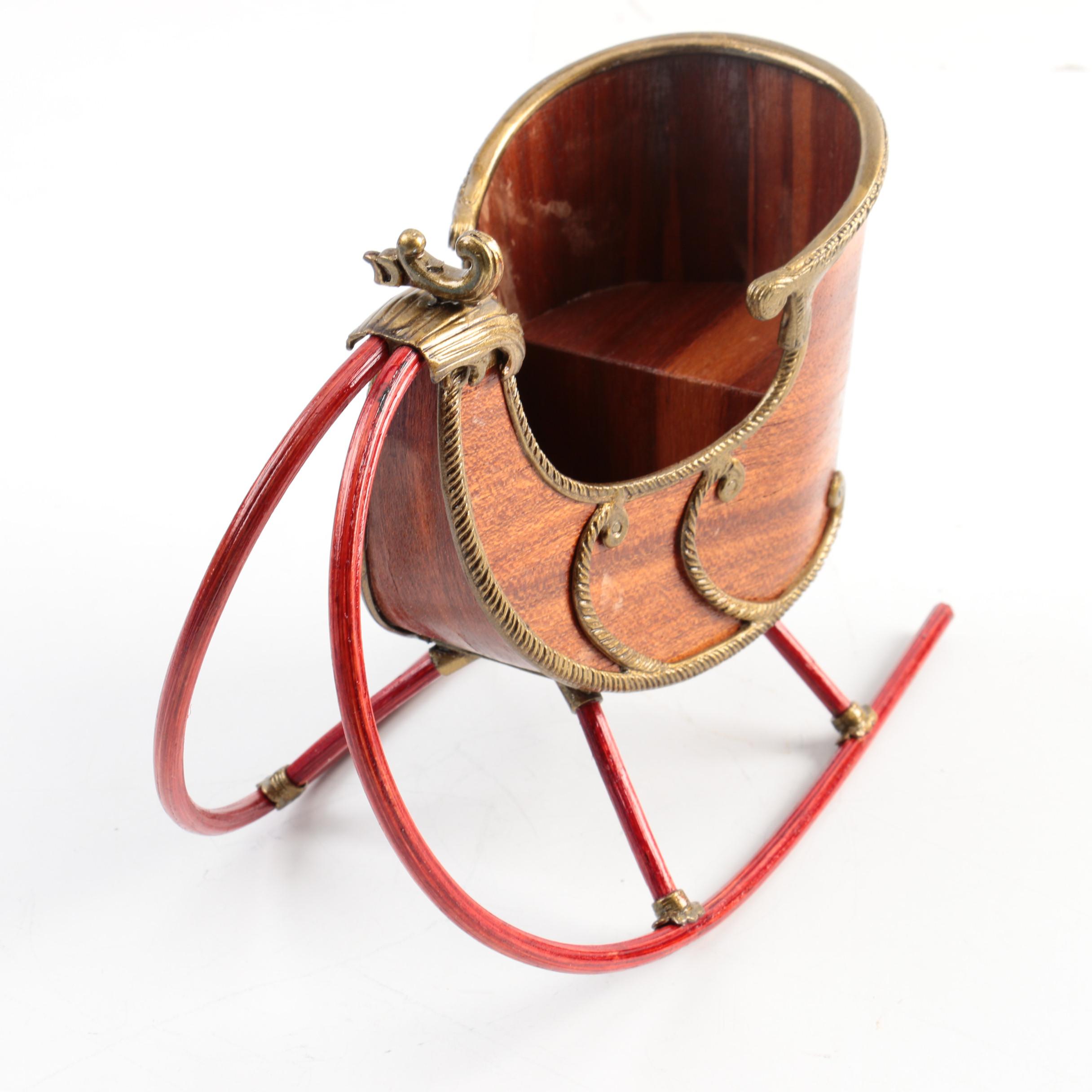 Wooden Decorative Sleigh