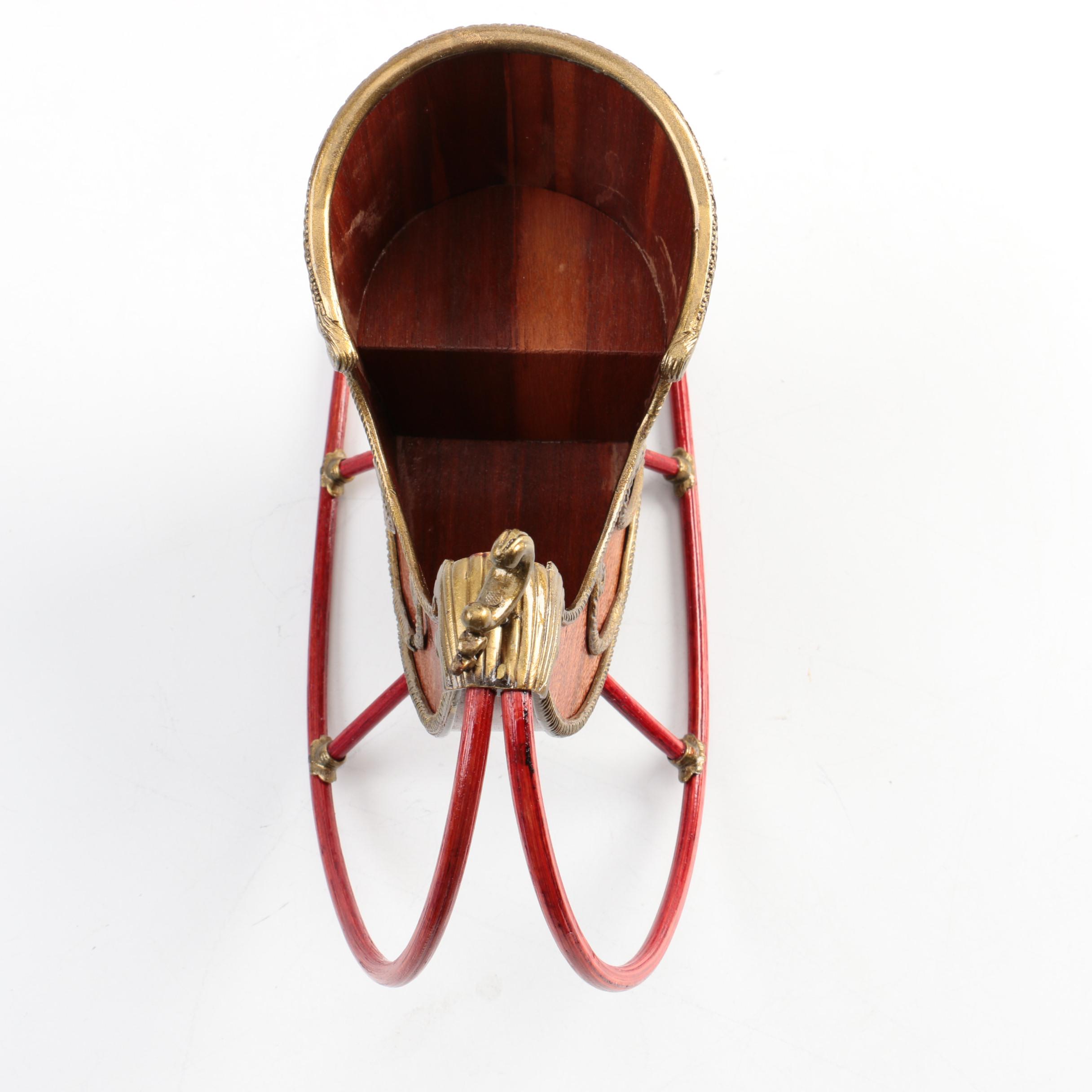 Wooden Decorative Sleigh