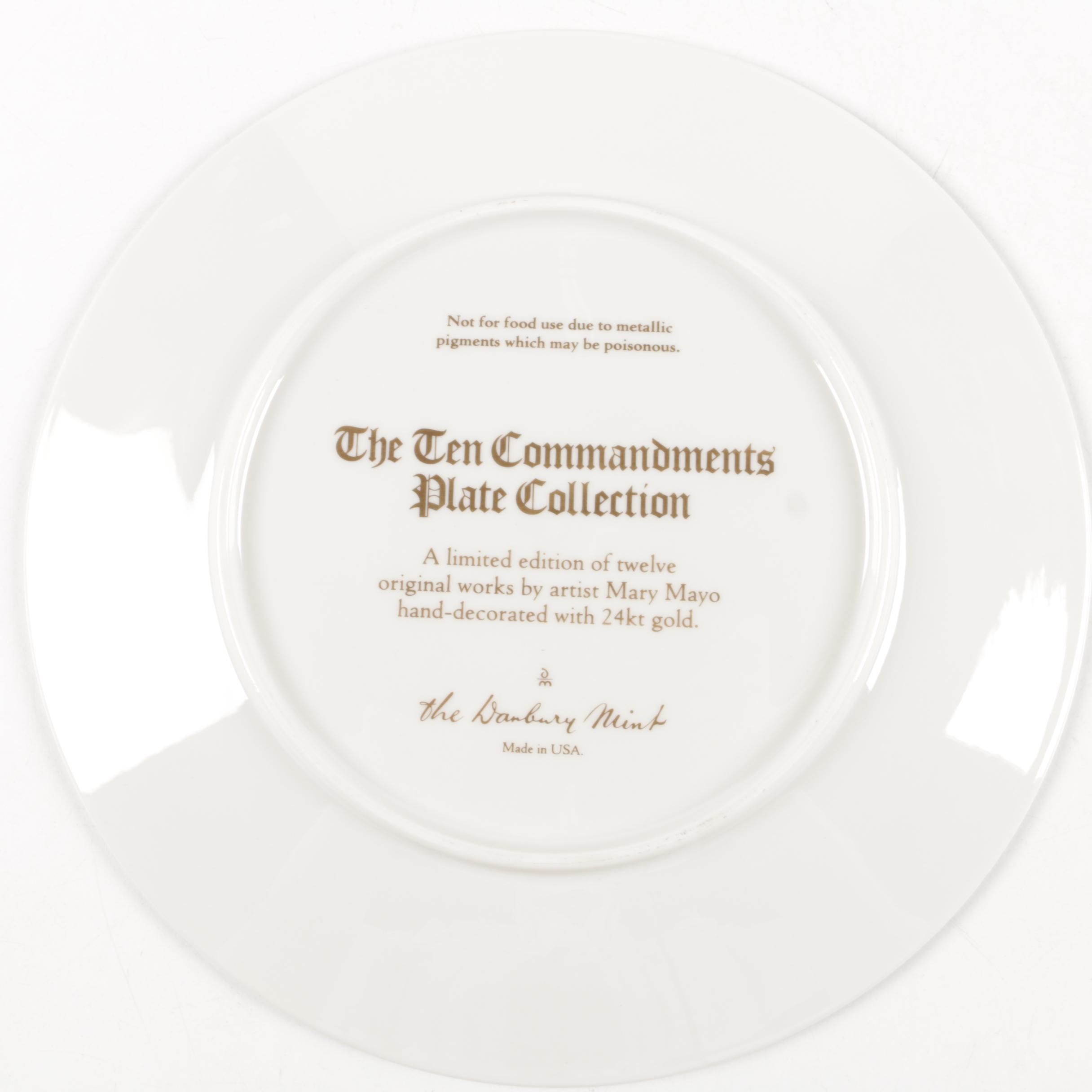 "The Ten Commandments" Plate Collection from Danbury Mint