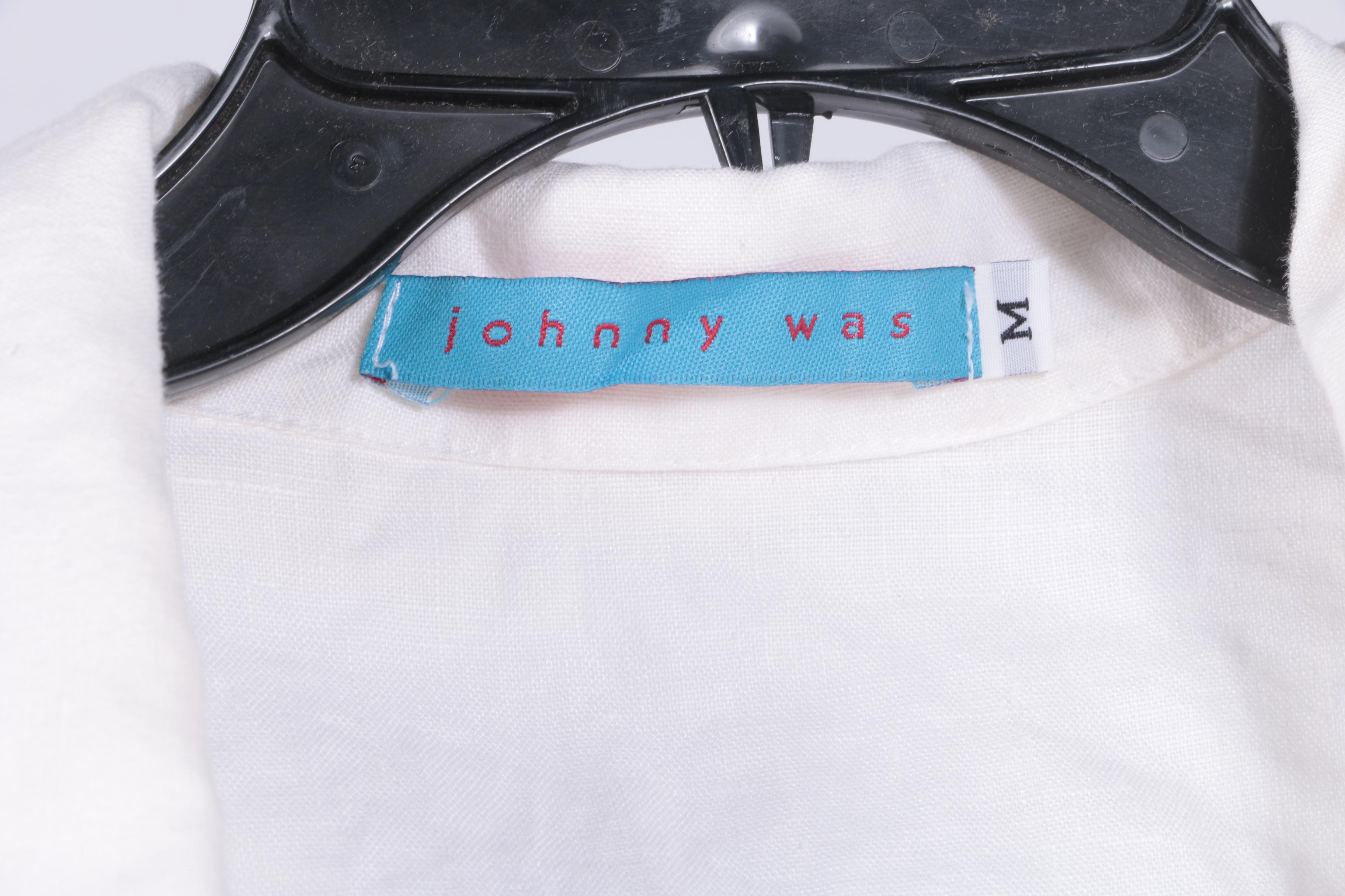 Women's Johnny Was White Collared Shirt and More