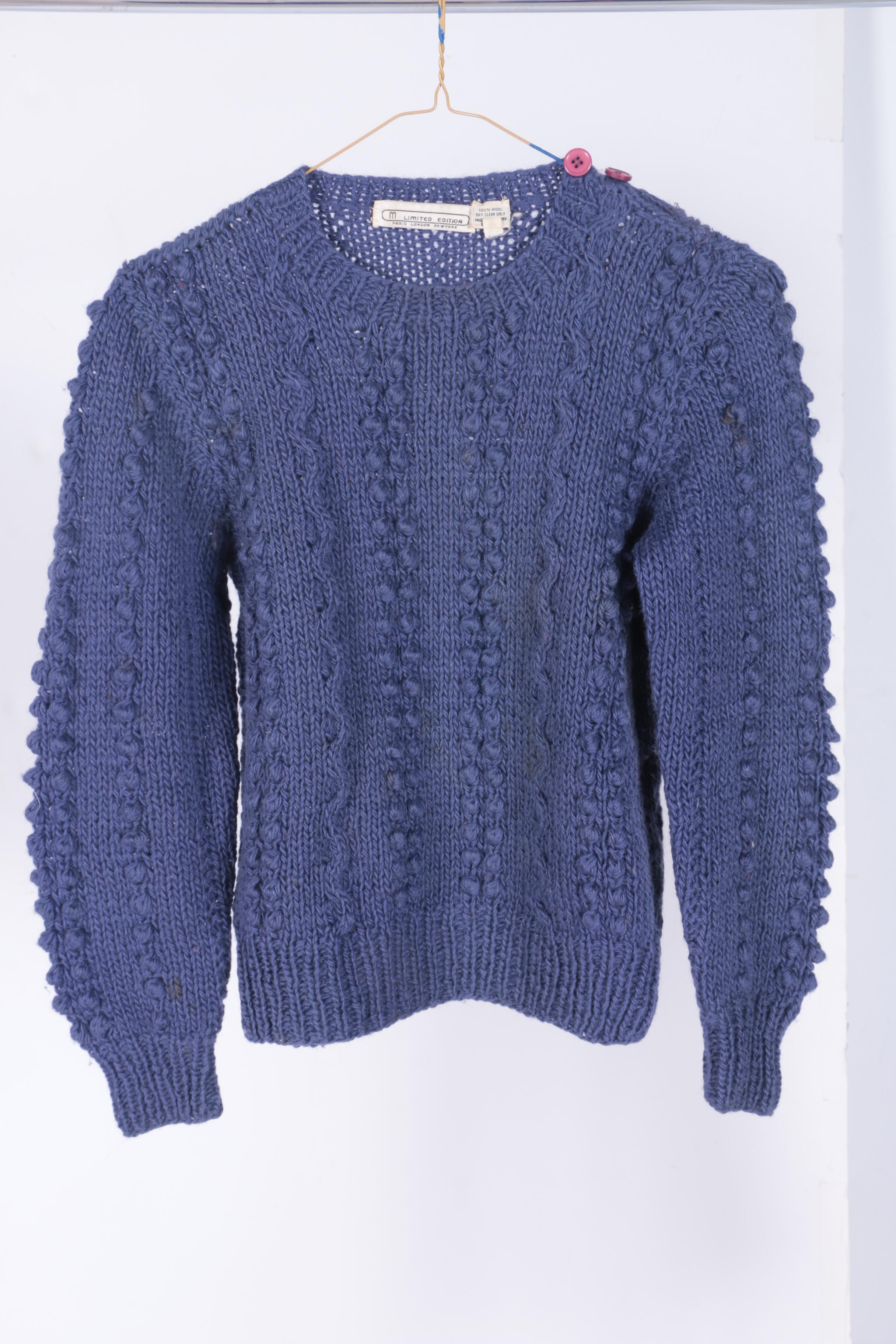 Vintage Z Cavaricci Cateye Pants and M Limited Edition Sweater