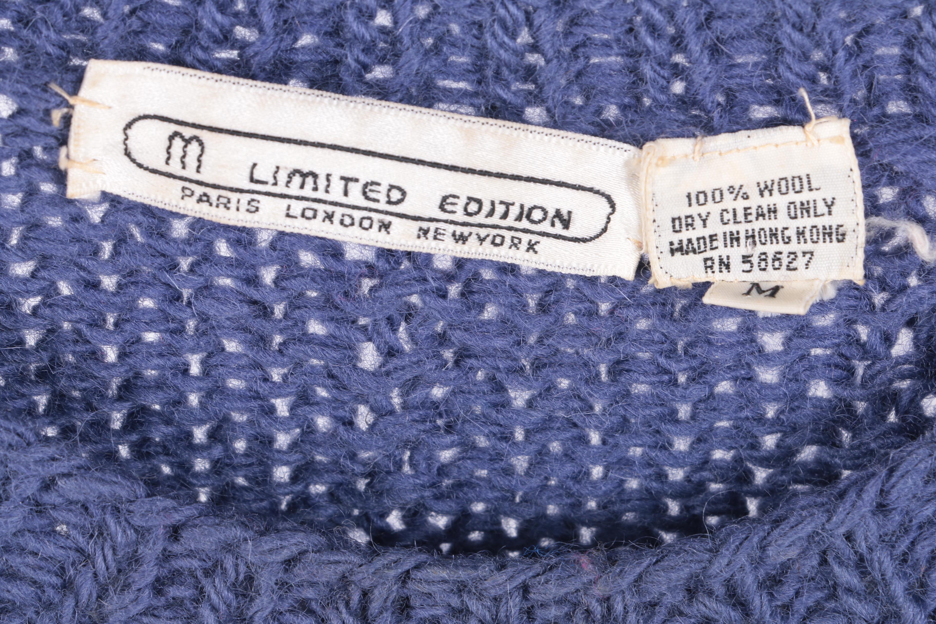 Vintage Z Cavaricci Cateye Pants and M Limited Edition Sweater