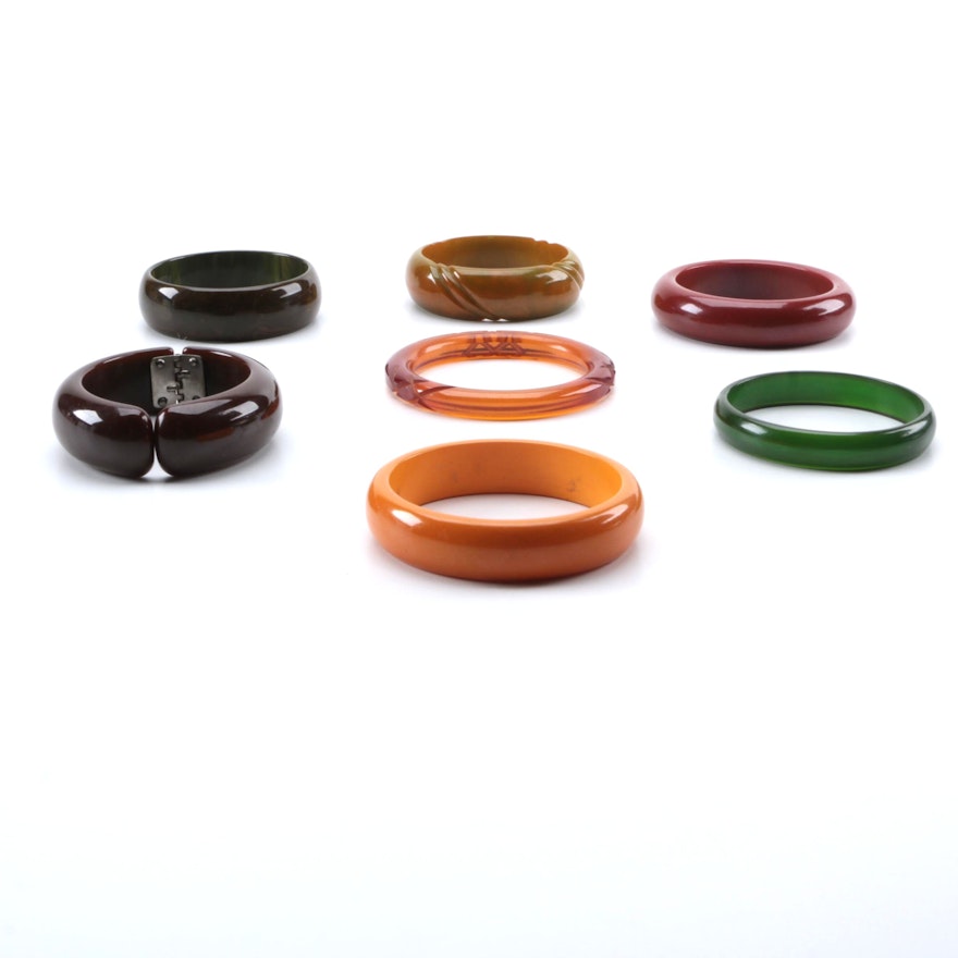 Bakelite Bangle Bracelet Selection