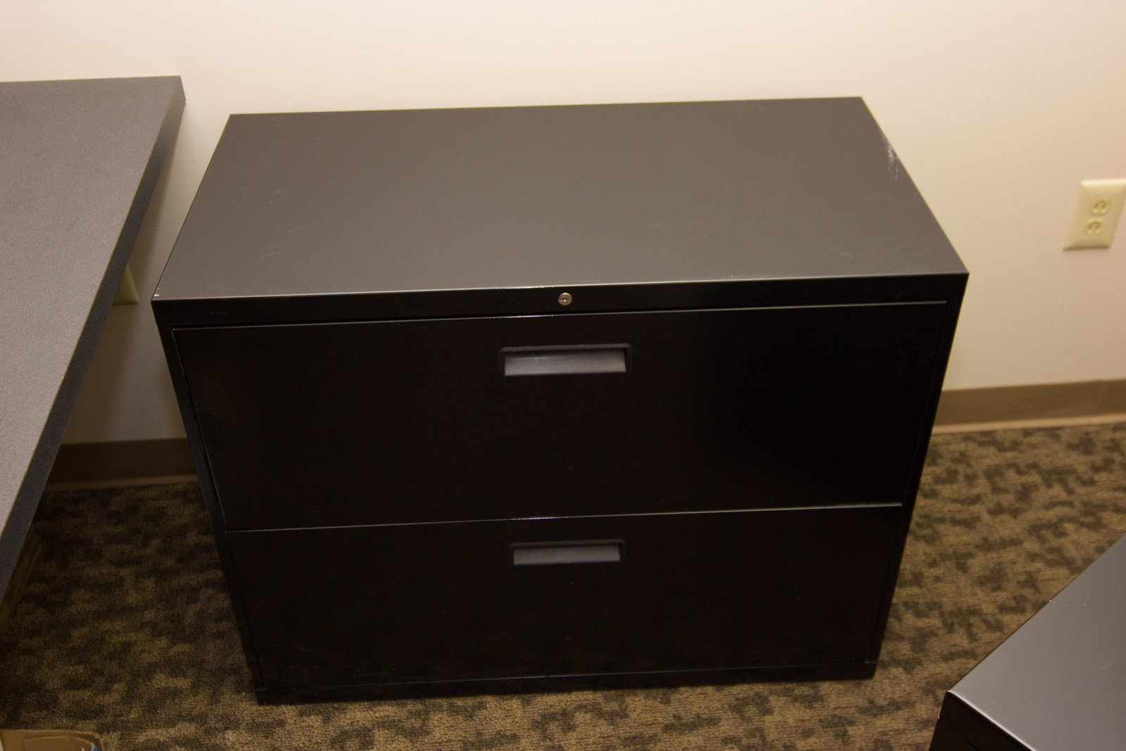 Two HON Horizontal Filing Cabinets