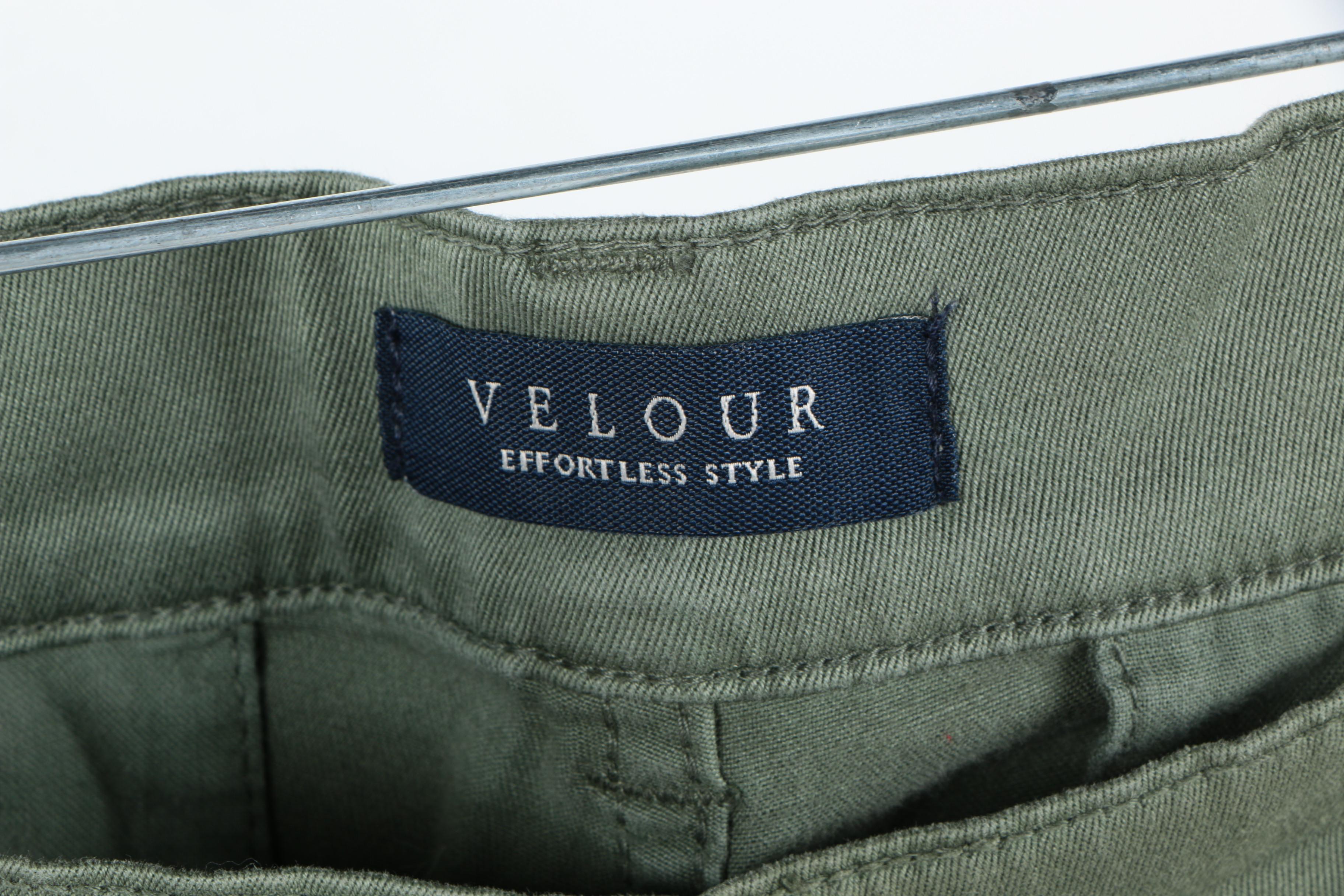 Men's Velour Olive Green Pants