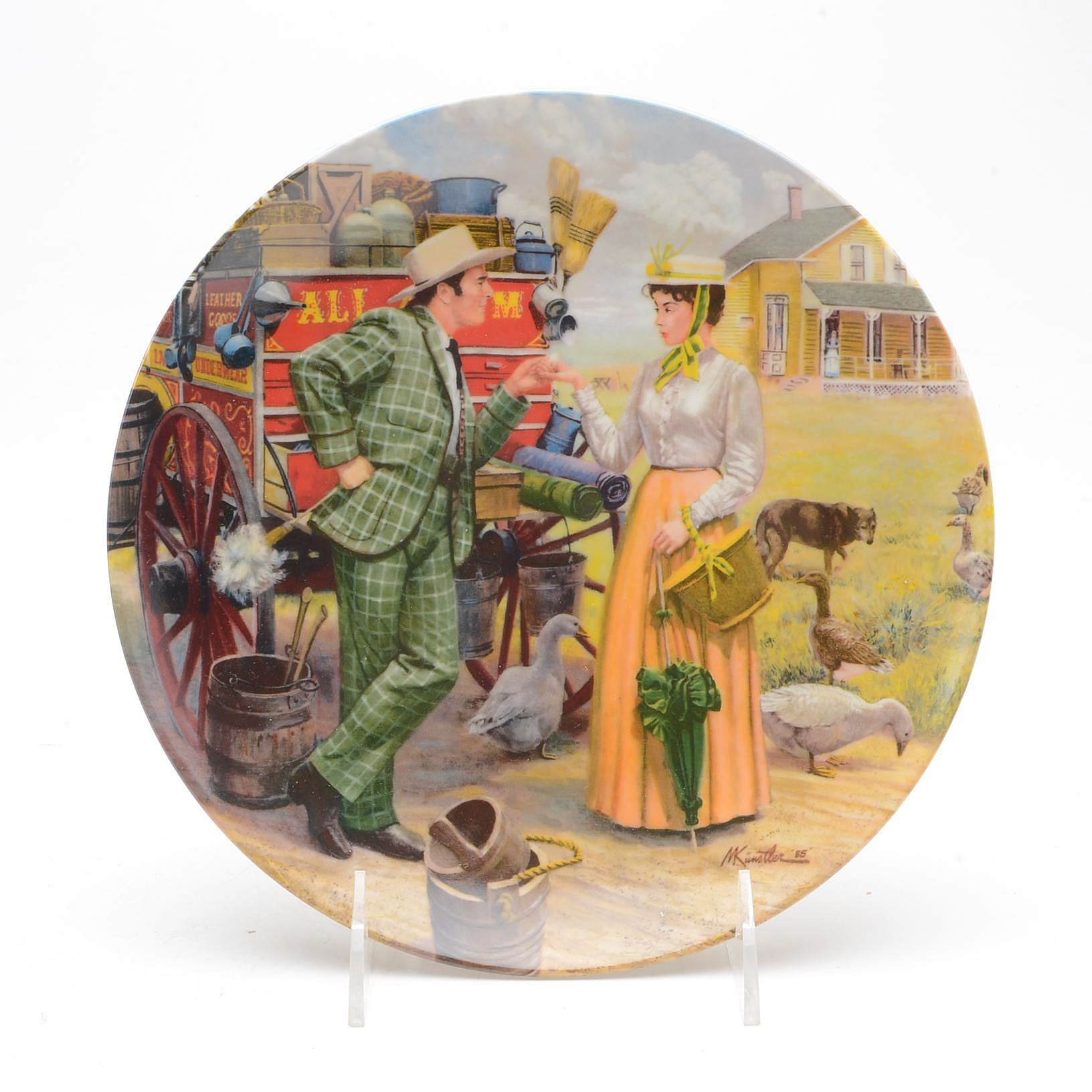 Collection of Four Knowles China Oklahoma Collectors Plate