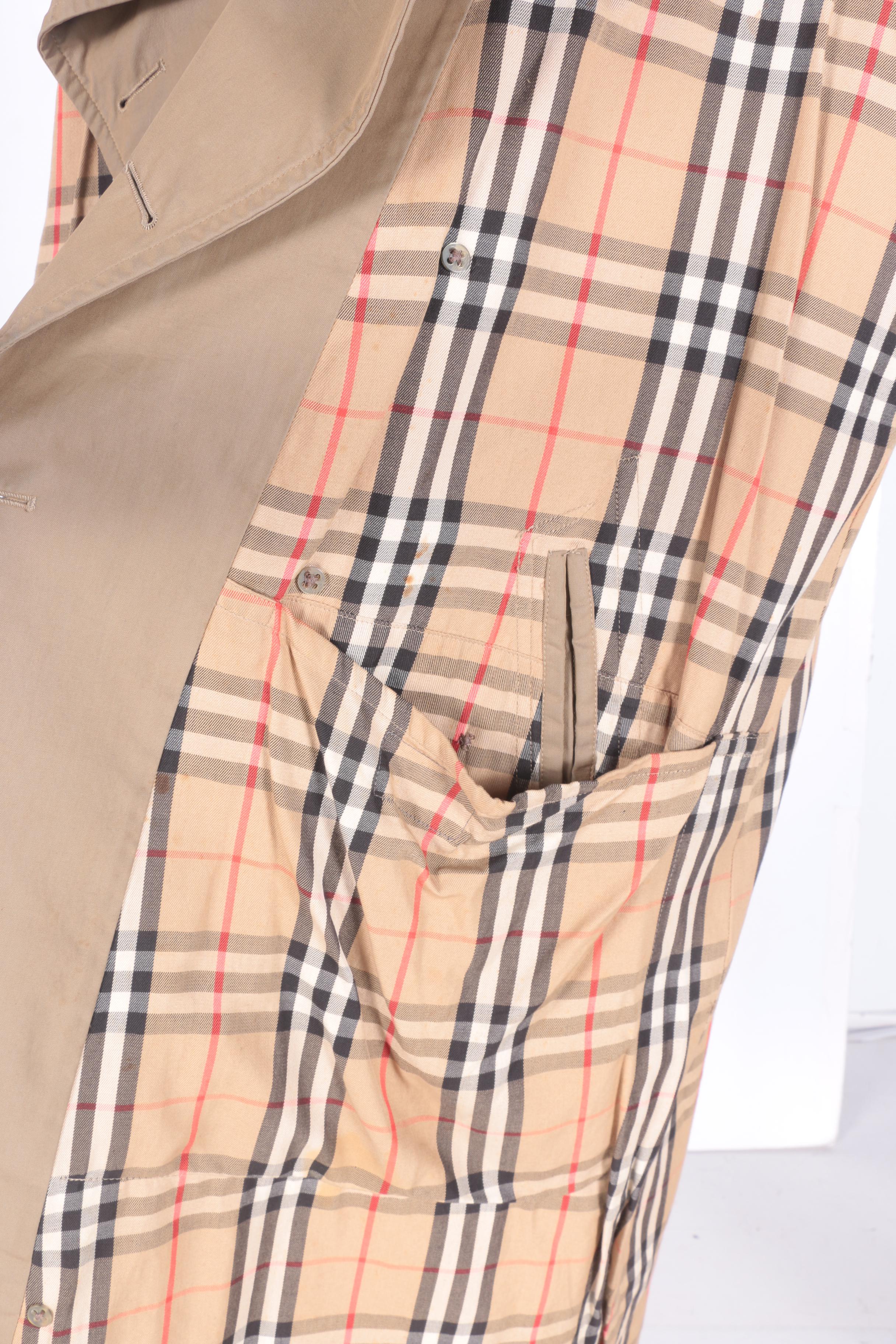 Men's 1980s Vintage Burberry Trench Coat