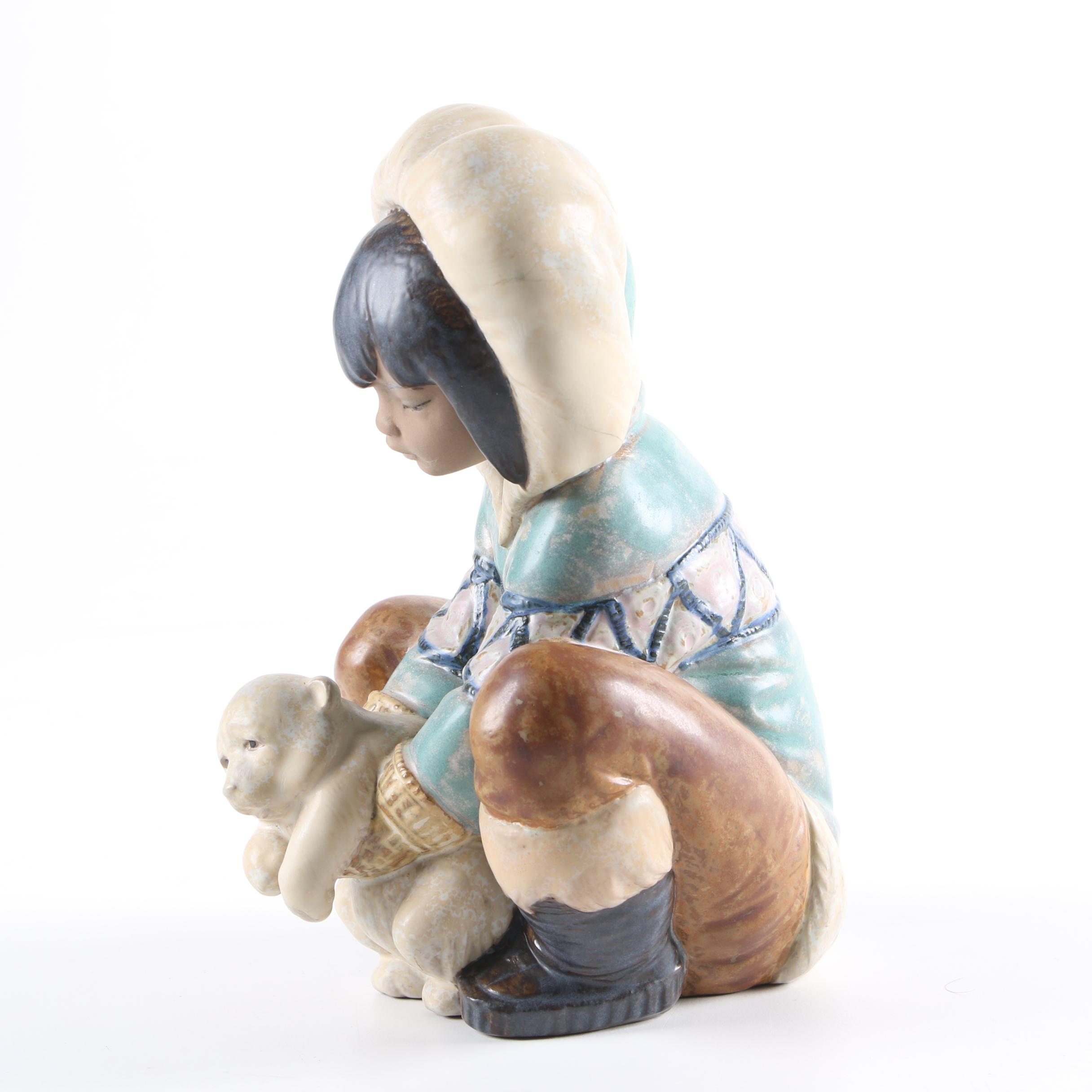 1991 Lladró "Poor Little Bear" Figurine