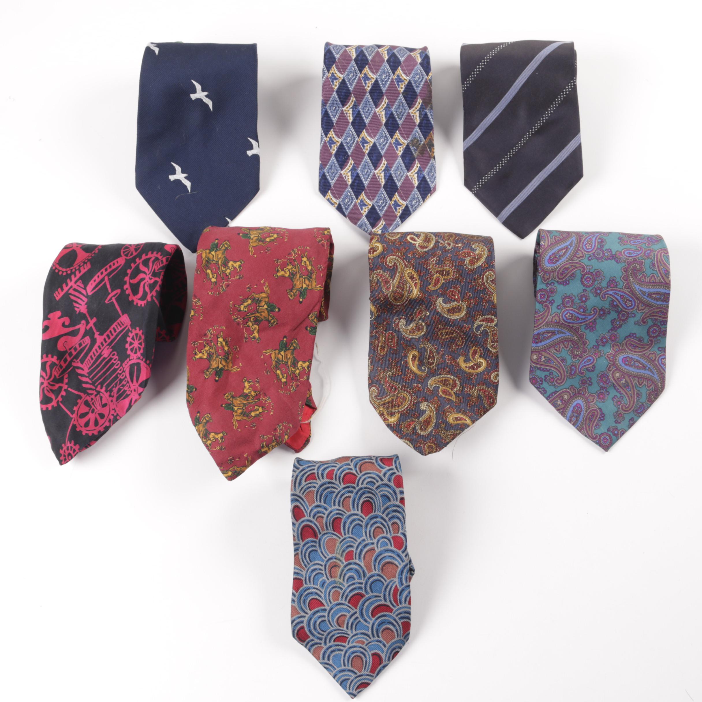 Vintage Silk Ties Including Turnbull & Asser